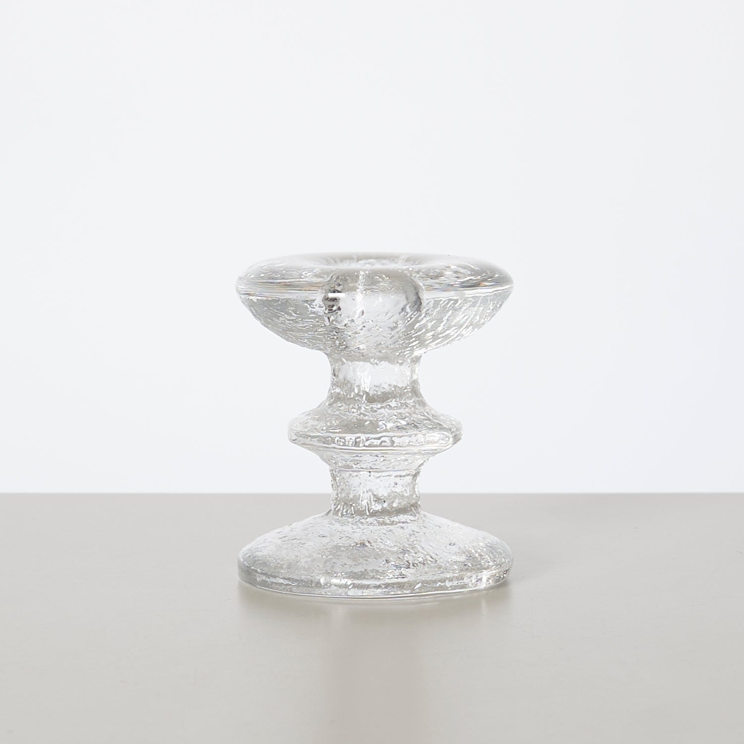 Pair of Glass Candle Holders by Iittala