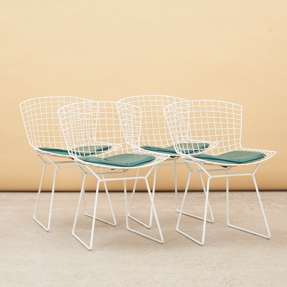 Set of 4 Vintage Bertoia Side Chairs for Knoll