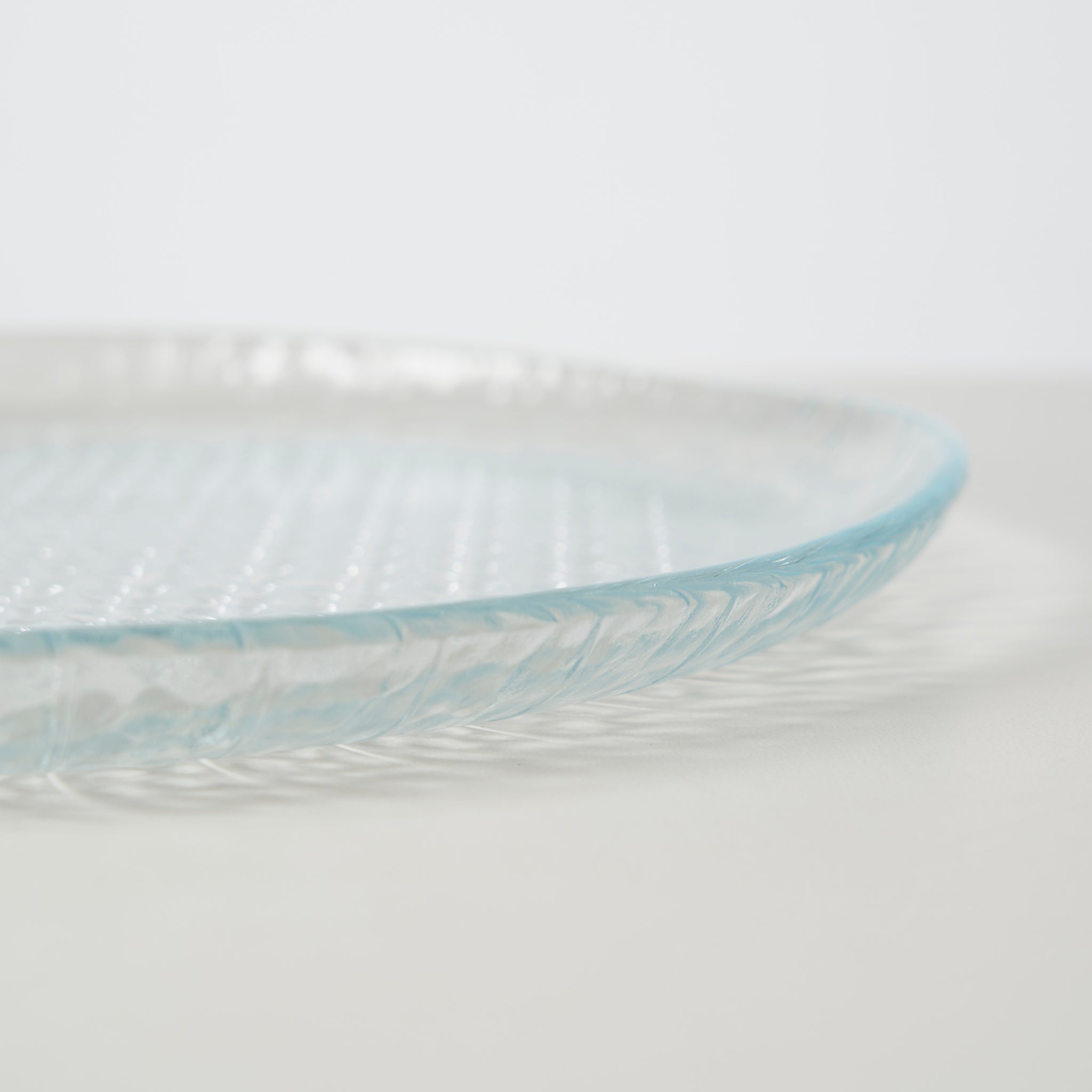 Vintage Textured Glass Plate