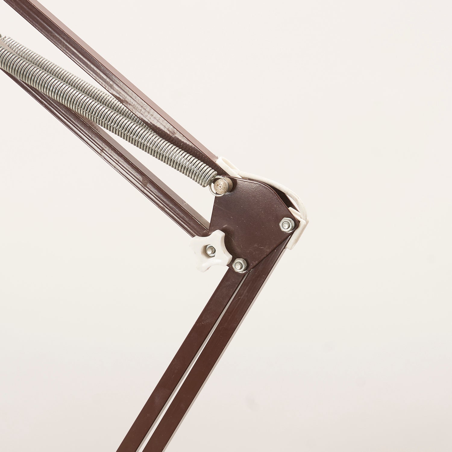 Brown Articulating Clamp Lamp by Lyskaer