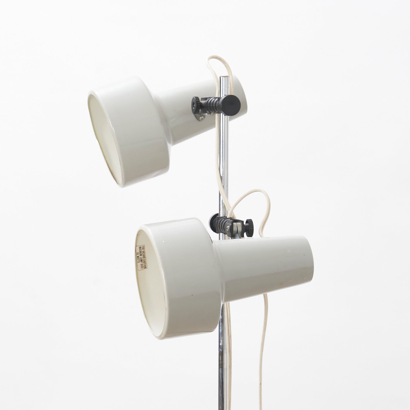 Vintage Double Headed Adjustable Floor Lamp by Lyskaer