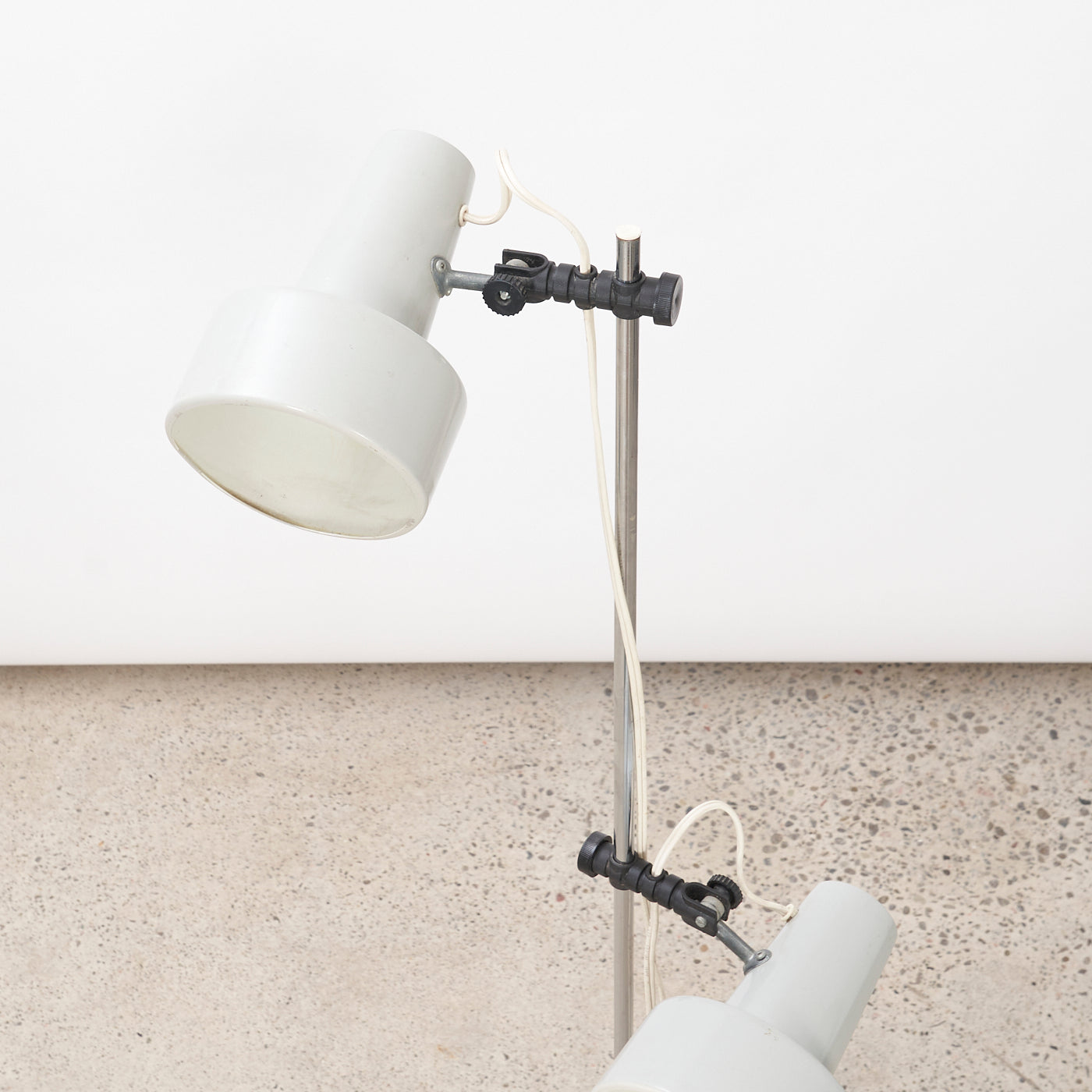 Vintage Double Headed Adjustable Floor Lamp by Lyskaer