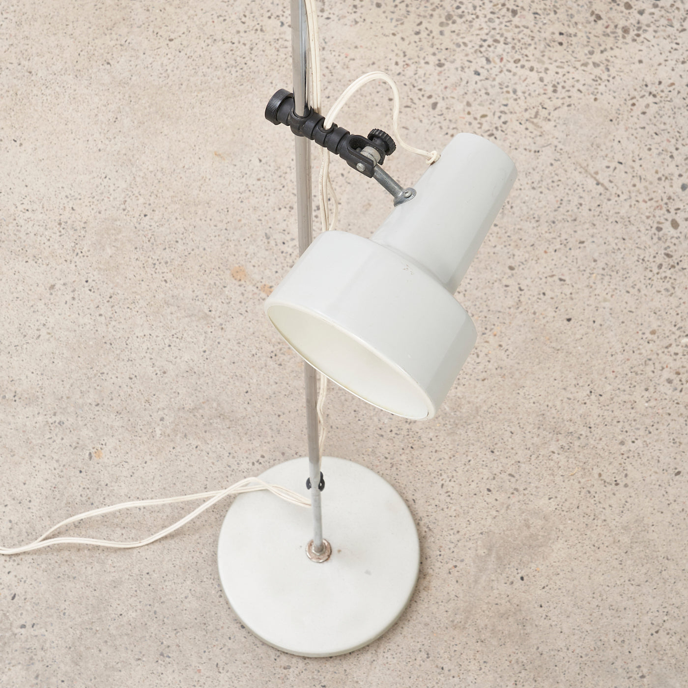 Vintage Double Headed Adjustable Floor Lamp by Lyskaer