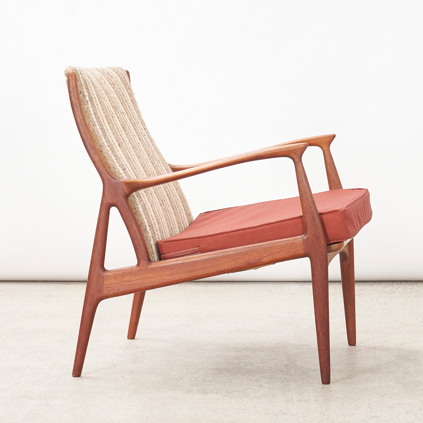 Teak Lounge Chair by Erik Andersen & Palle Pedersen for Horsnæs, Denmark
