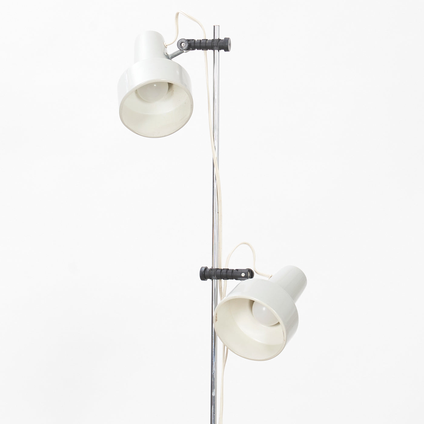 Vintage Double Headed Adjustable Floor Lamp by Lyskaer