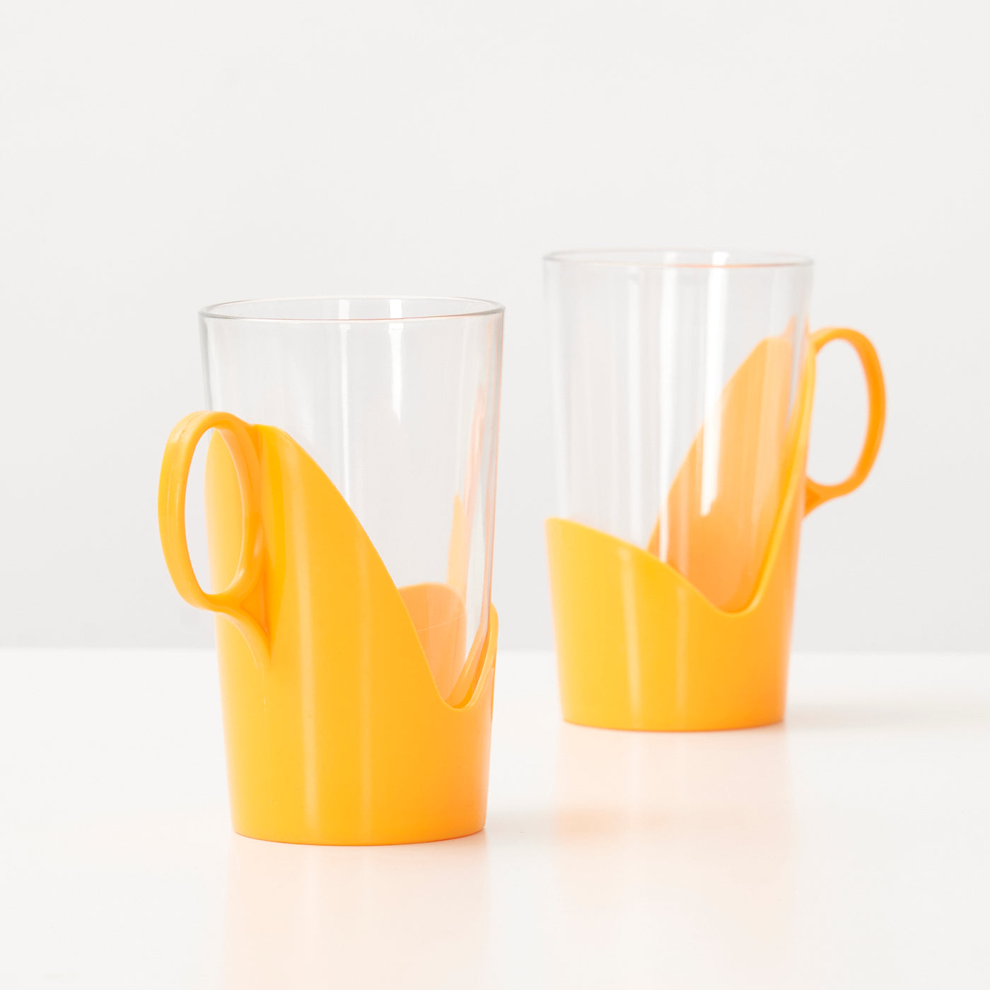 Pair of Vintage Glasses w/ Plastic Holders