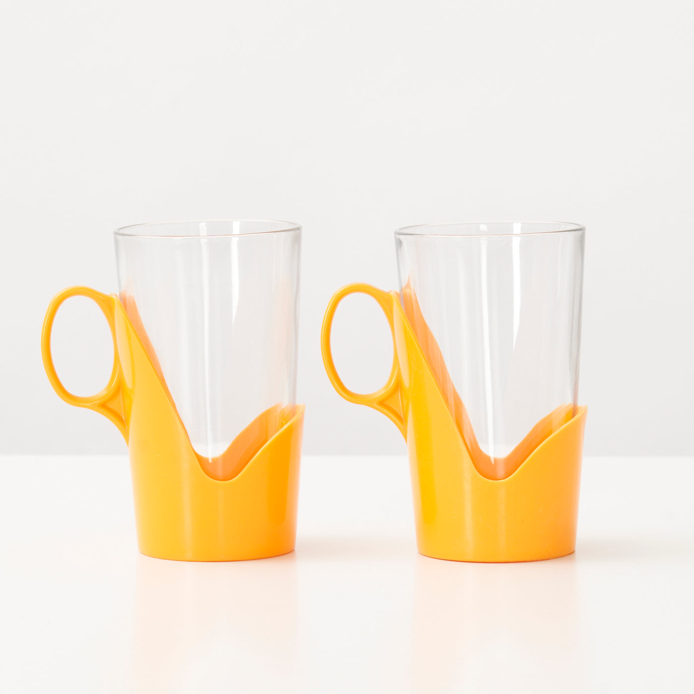 Pair of Vintage Glasses w/ Plastic Holders