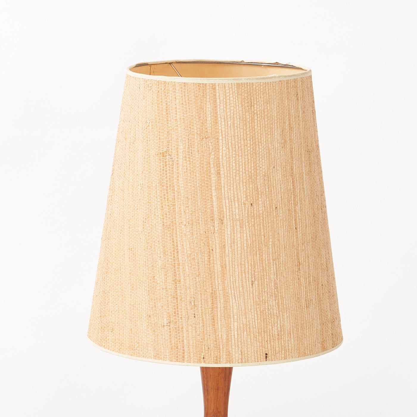 Solid Teak Table Lamp By Erik S. Angelo, Denmark