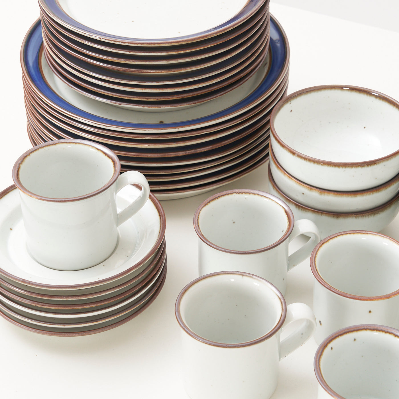 'Brown Mist' Stoneware Set by Niels Refsgaard for Dansk