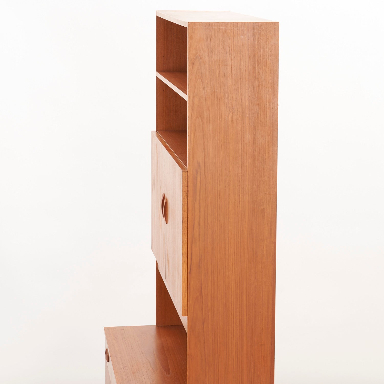 Teak Bookcase w/ Cabinet by Clausen & Son
