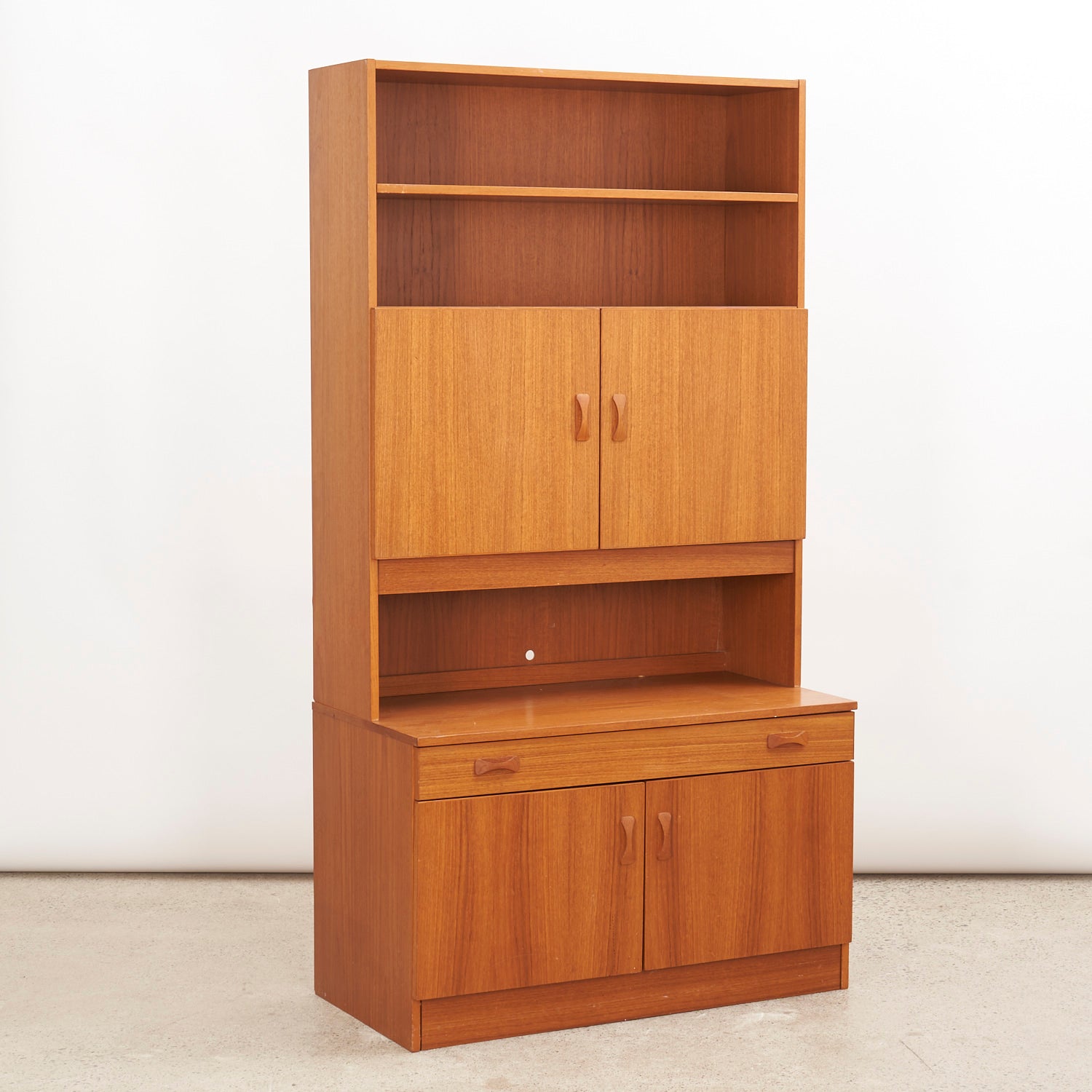 Teak Bookcase w/ Cabinet by Clausen & Son