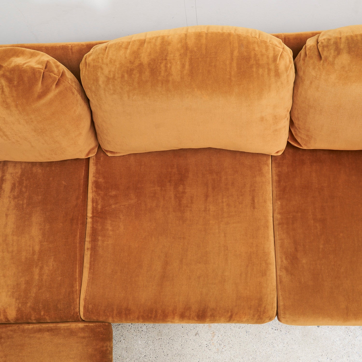 Vintage Velvet Sectional Sofa Guff Furniture