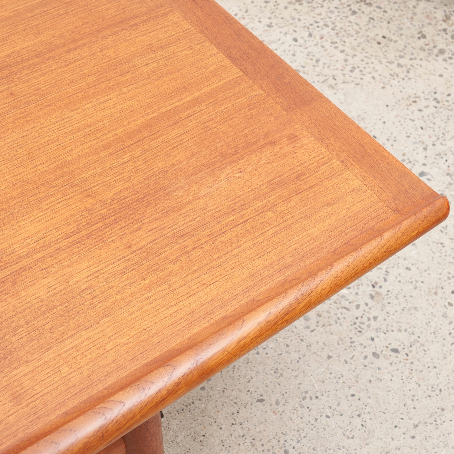 Teak Coffee Table w/ Slatted Shelf by Glostrup