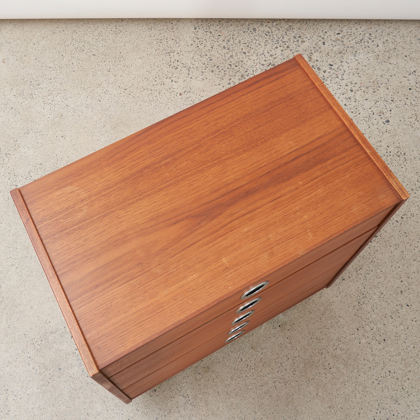 Teak 5 Drawer Dresser