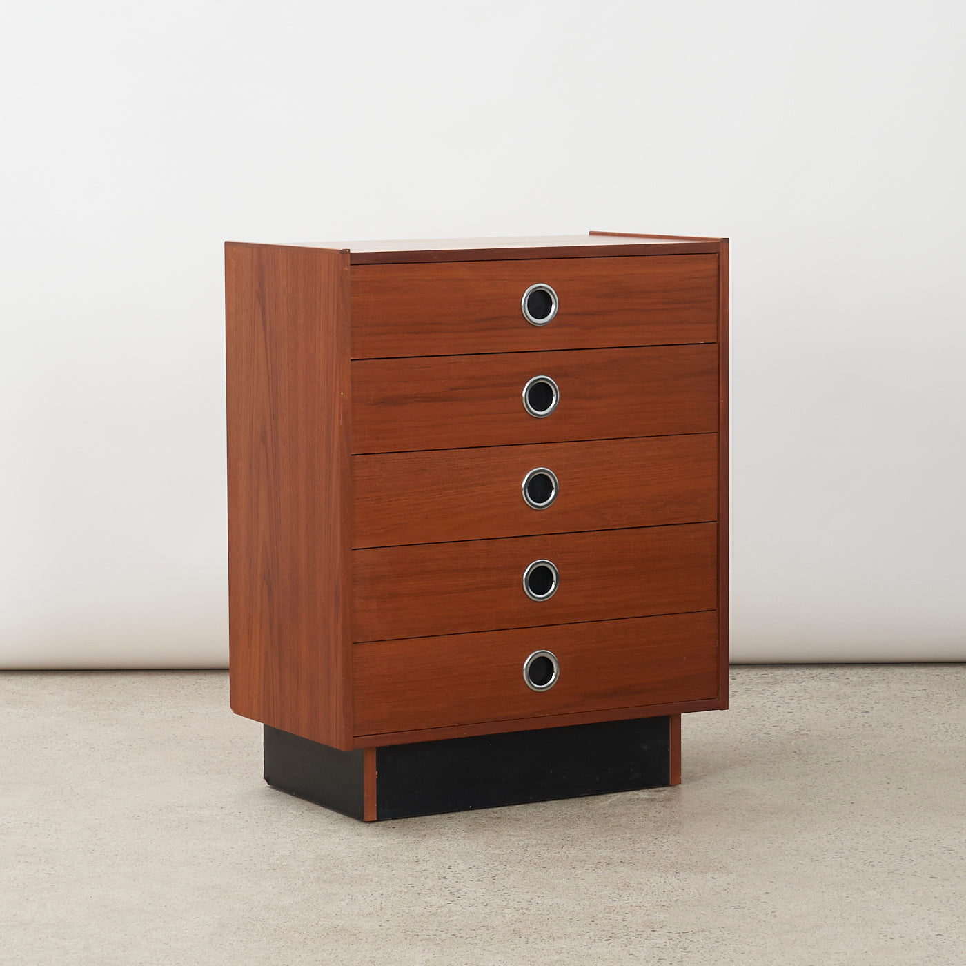 Teak 5 Drawer Dresser