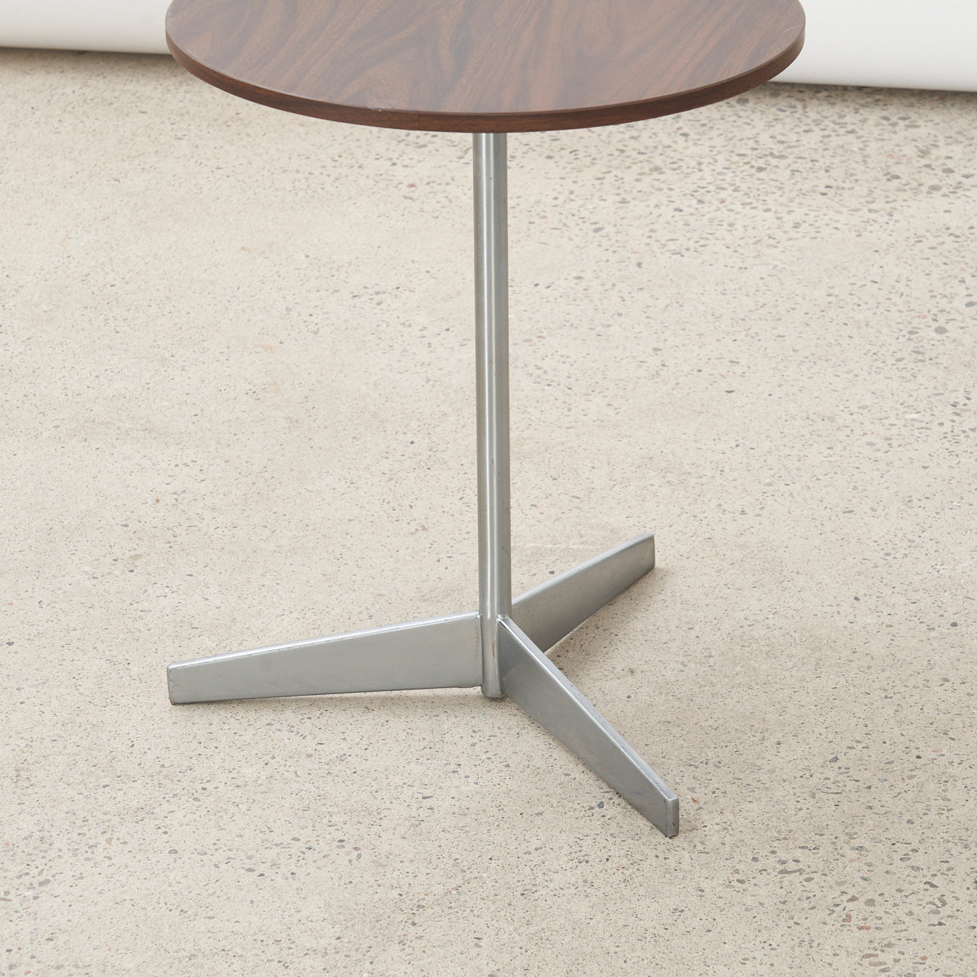 Round Laminate & Metal Side Table by Curtis, Canada