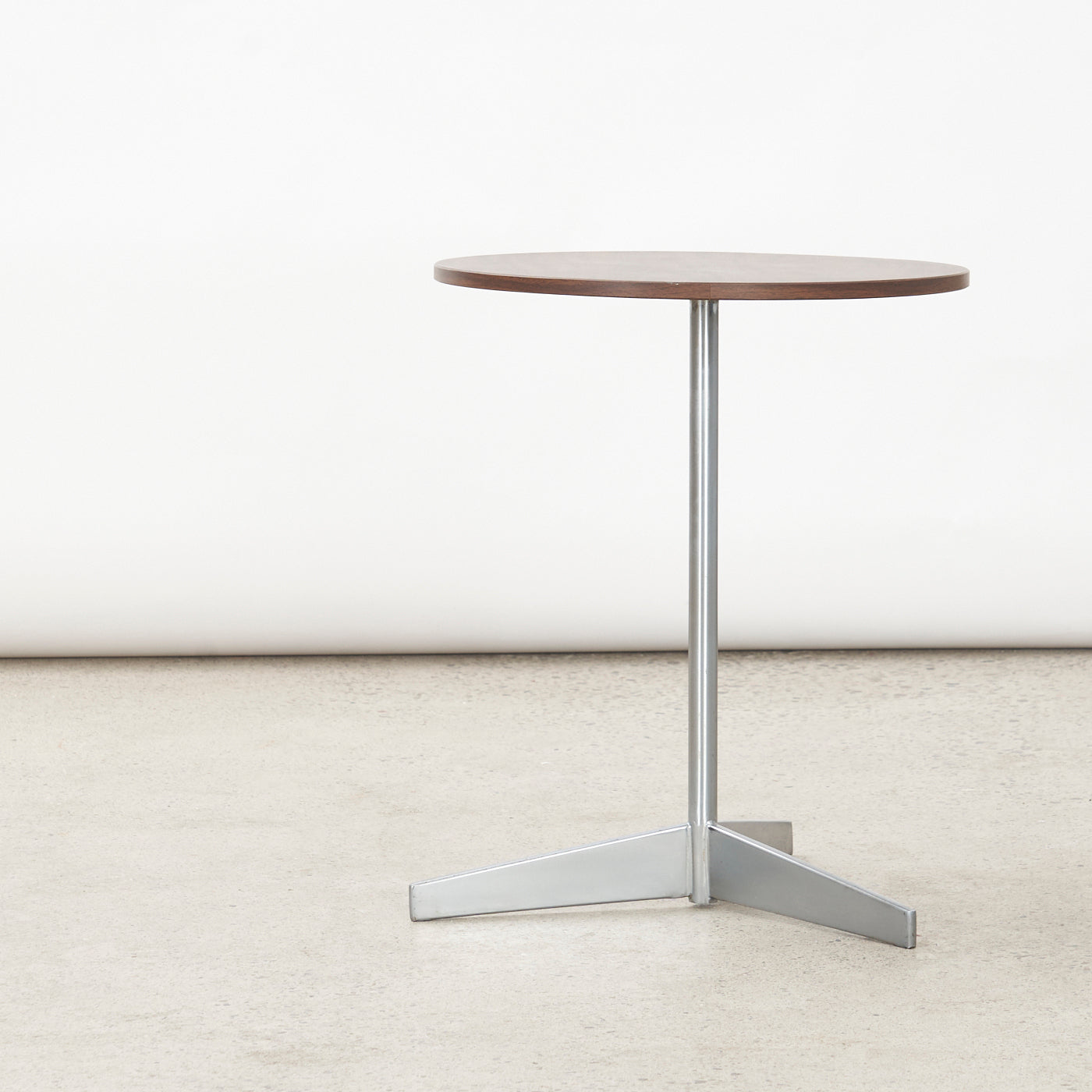 Round Laminate & Metal Side Table by Curtis, Canada