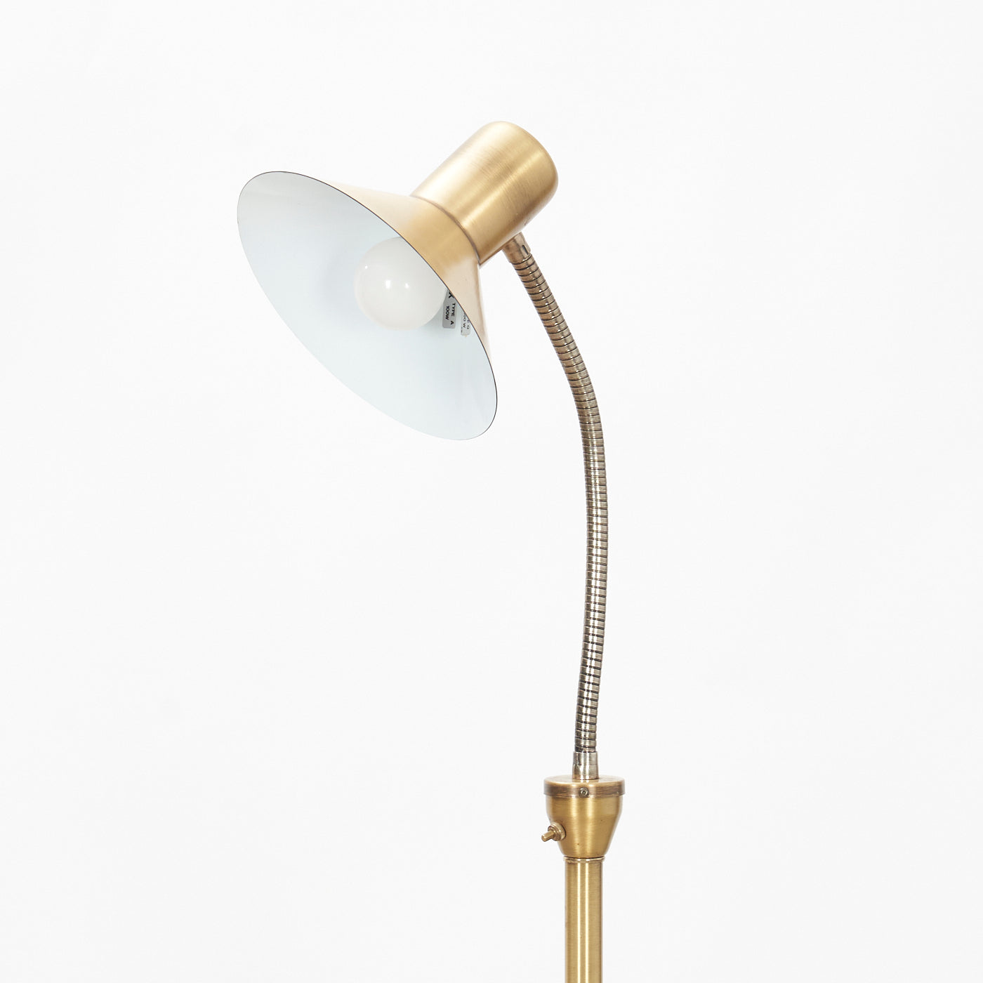 Vintage Gooseneck Floor Lamp