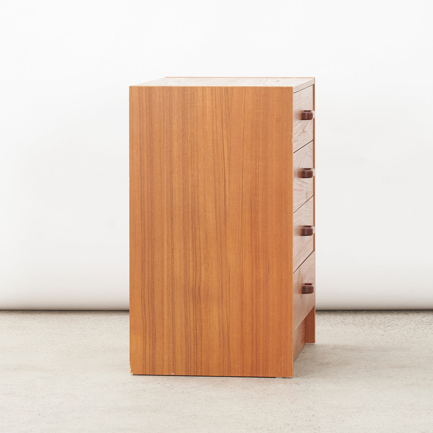 Small Teak 4-Drawer Dresser, Denmark