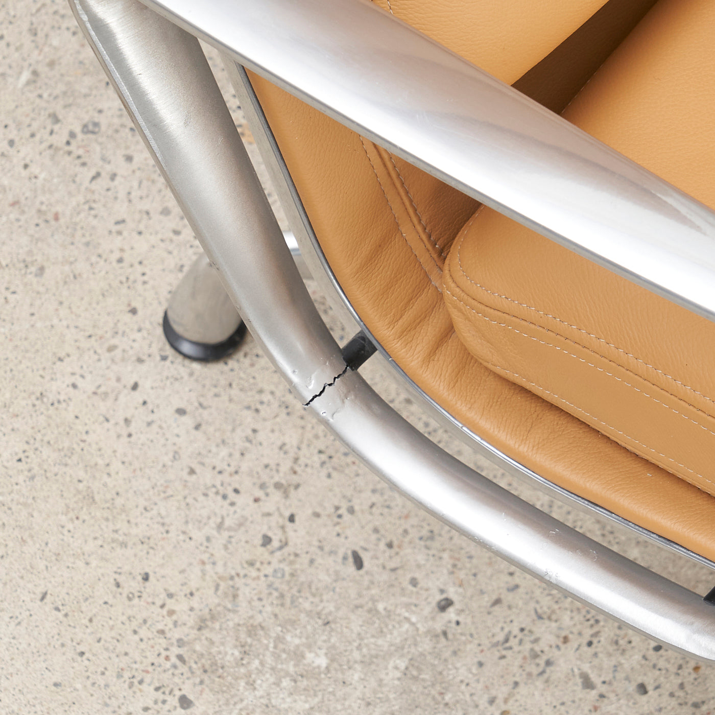 Eames Soft Pad Leather Lounge Chair w/ Tilt for Herman Miller