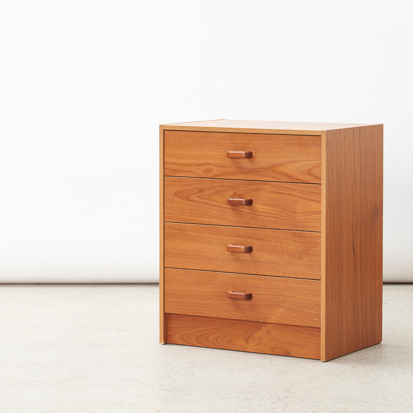 Small Teak 4-Drawer Dresser, Denmark