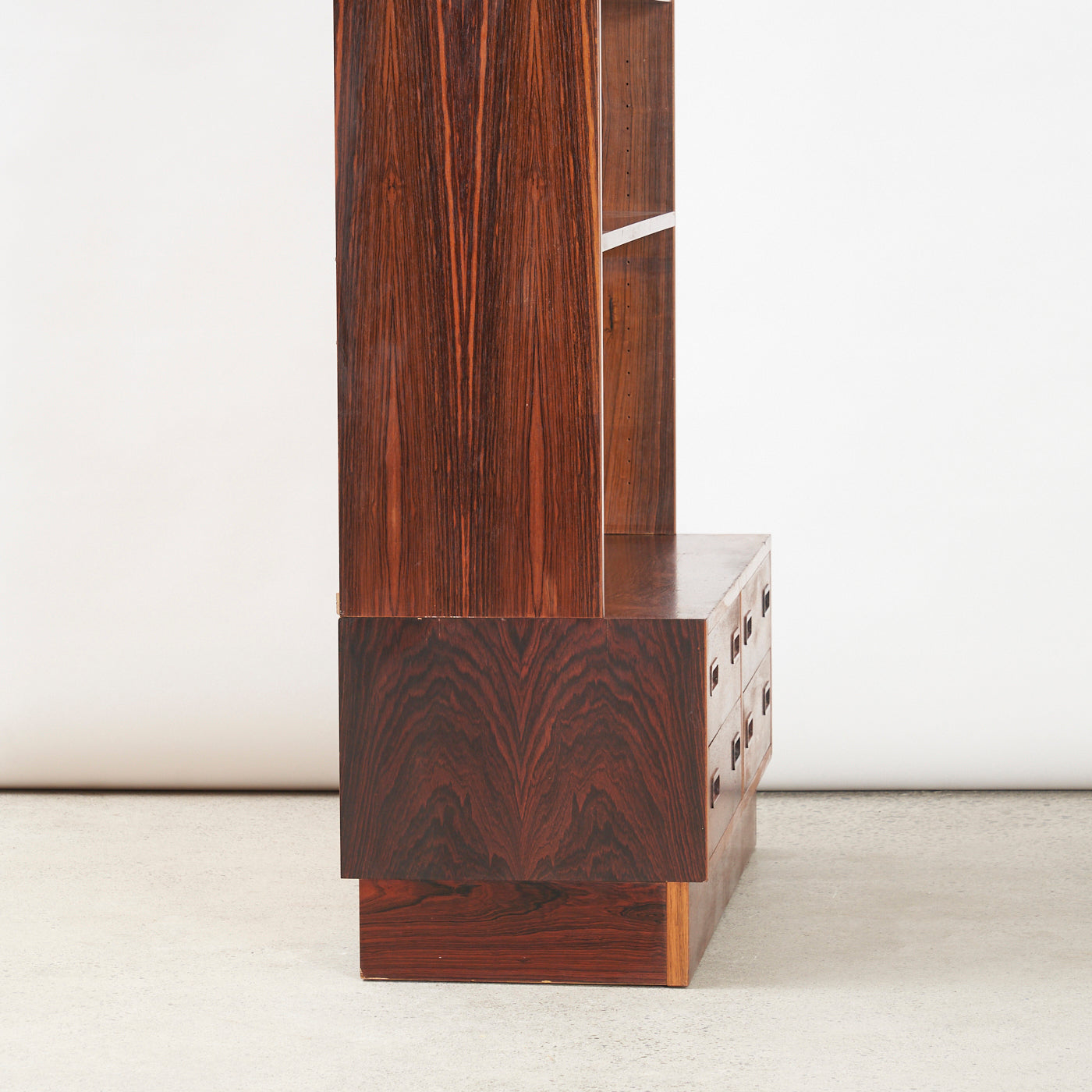 Rosewood Bookcase w/ Drawers by Poul Hundevad, Denmark