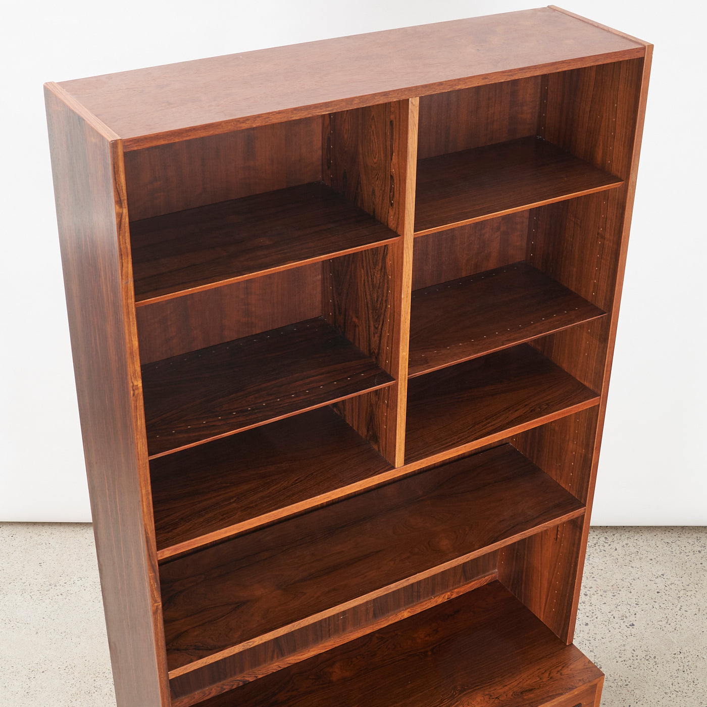 Rosewood Bookcase w/ Drawers by Poul Hundevad, Denmark