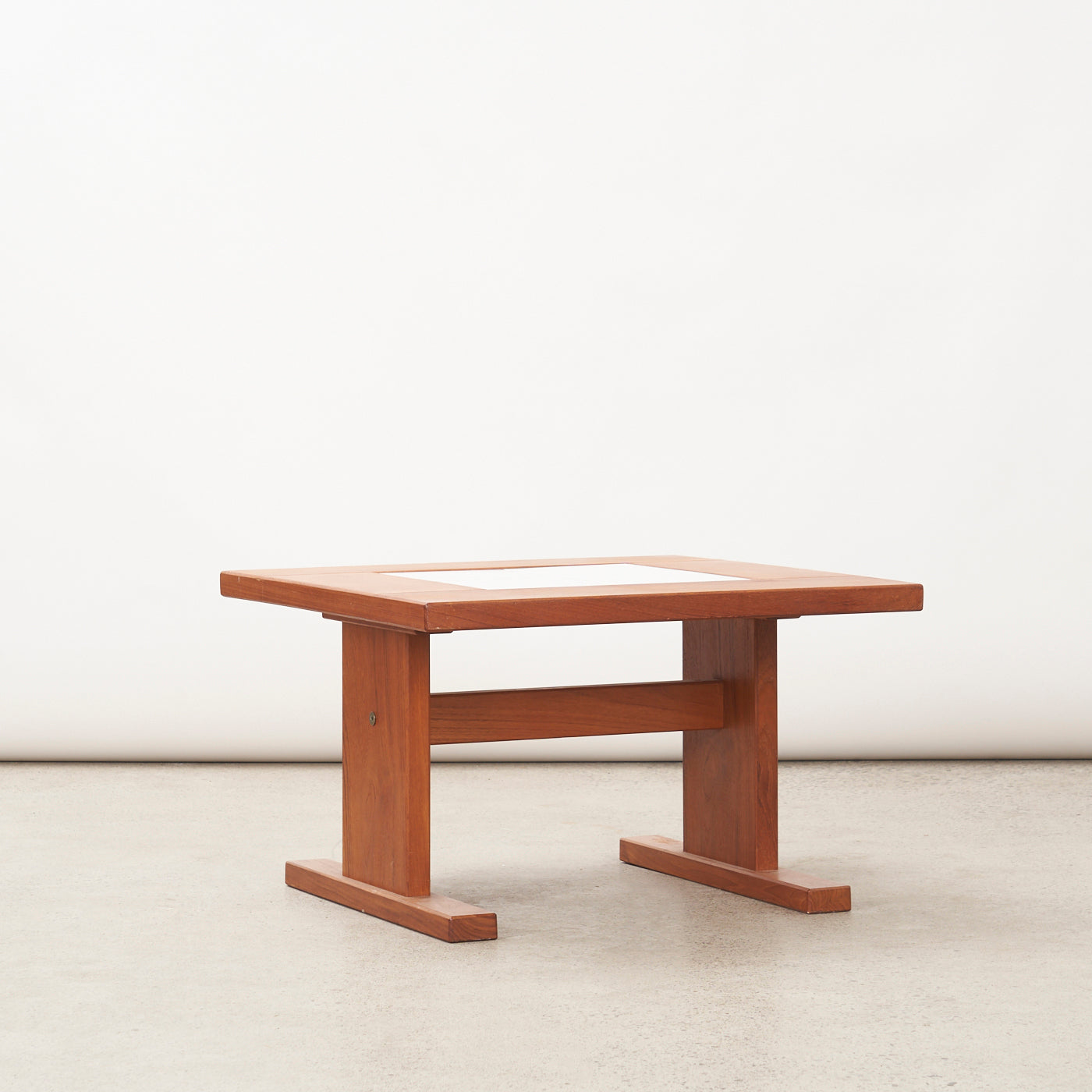 Teak Tile Top Coffee / Side Table