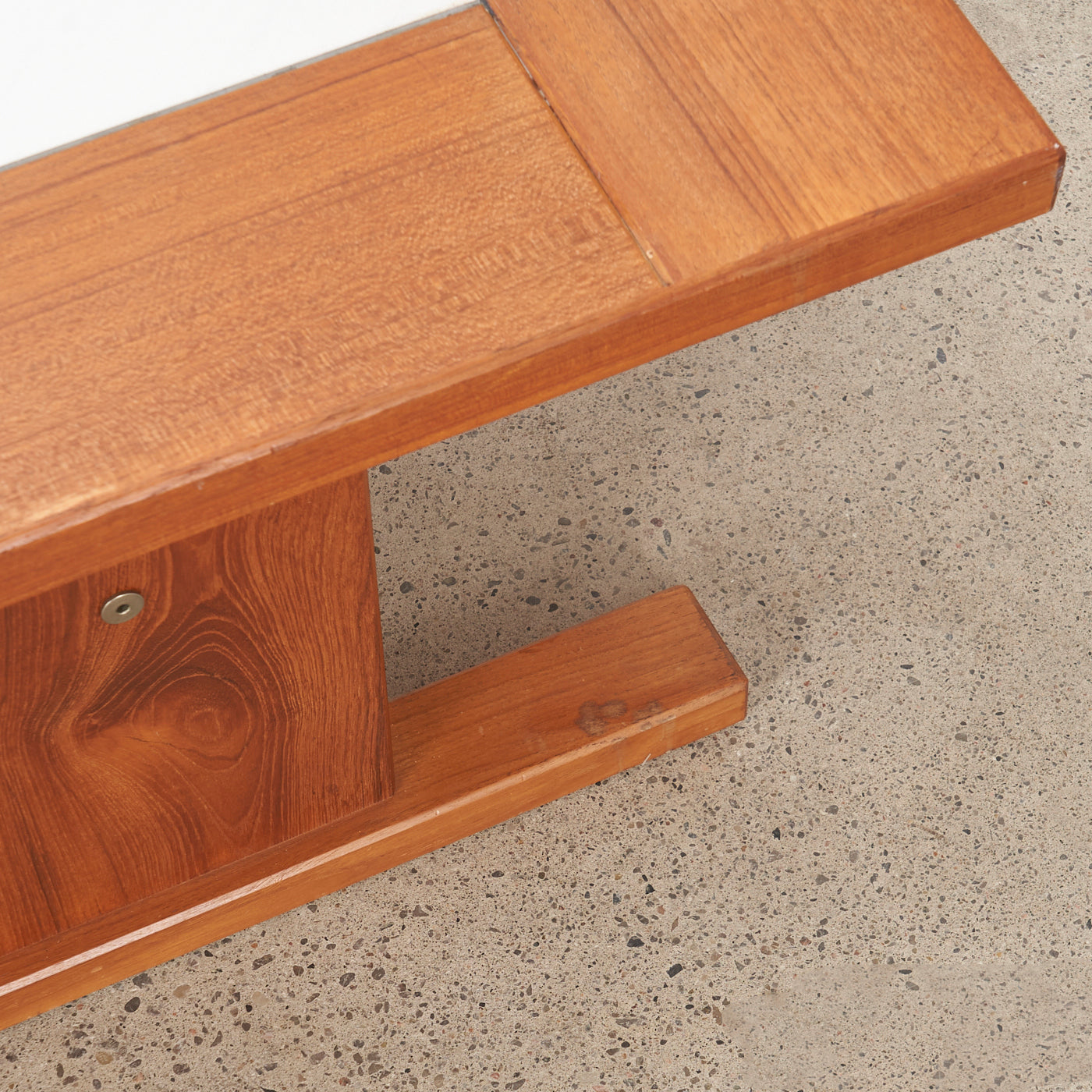 Teak Tile Top Coffee / Side Table