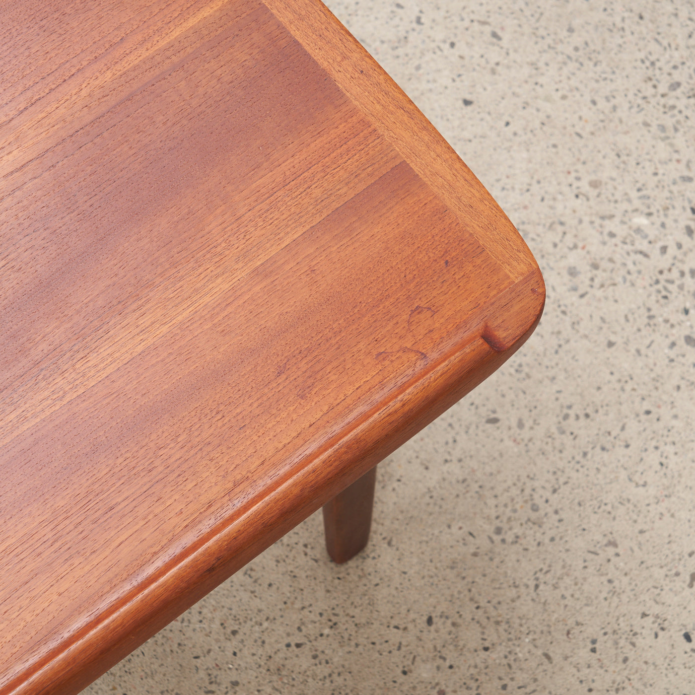 Pair of Teak Side Tables w/ Slatted Shelf