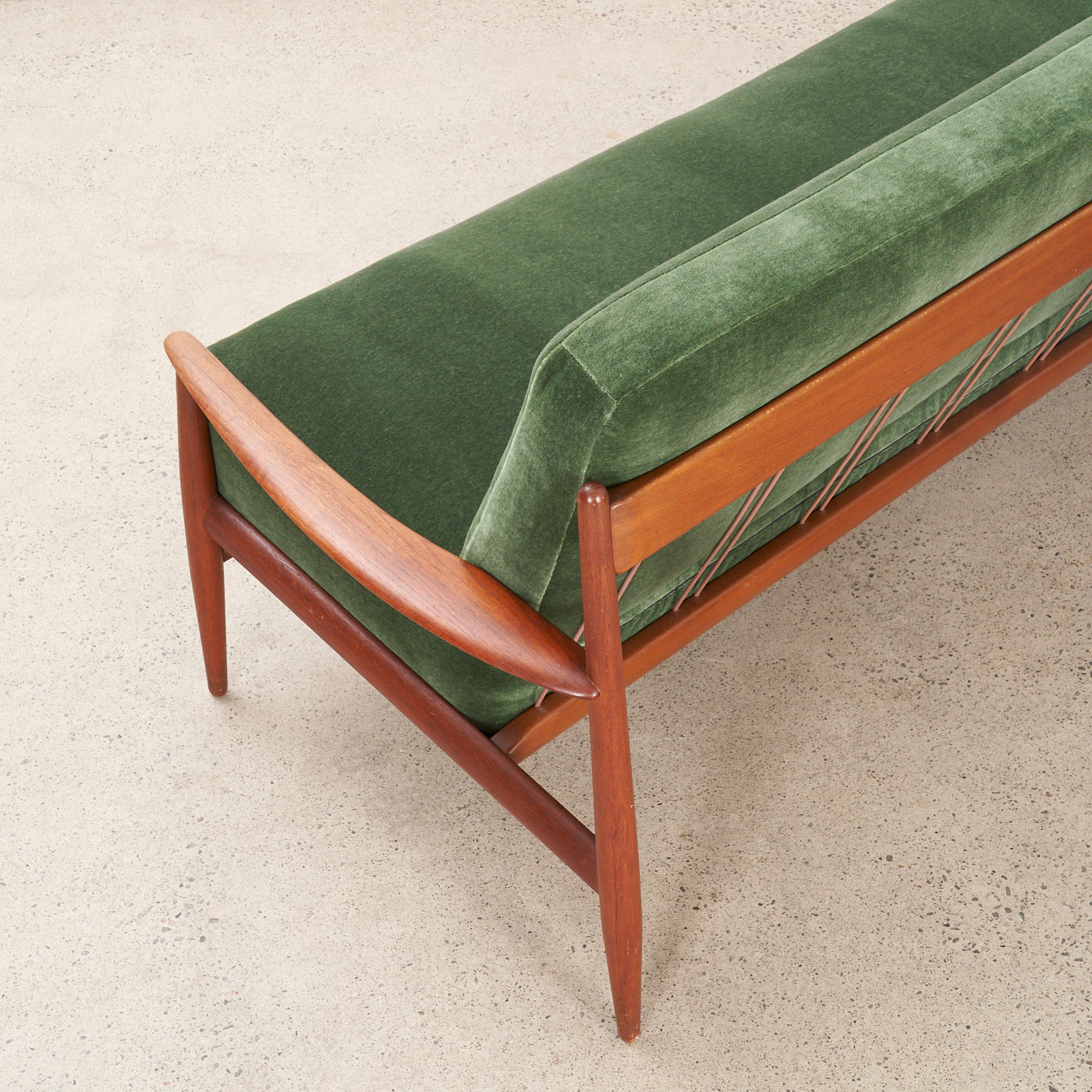 Teak & Beech Sofa by Grete Jalk for France & Daverkosen, Denmark
