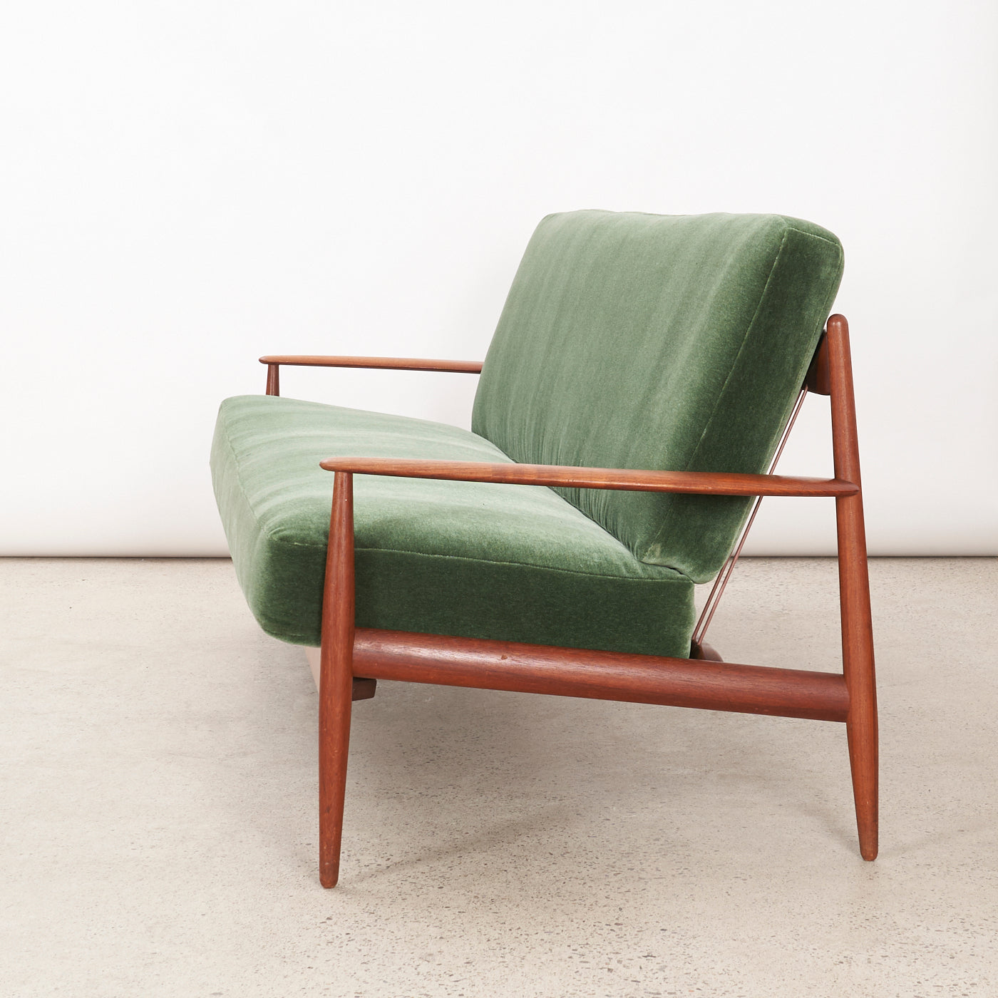 Teak & Beech Sofa by Grete Jalk for France & Daverkosen, Denmark