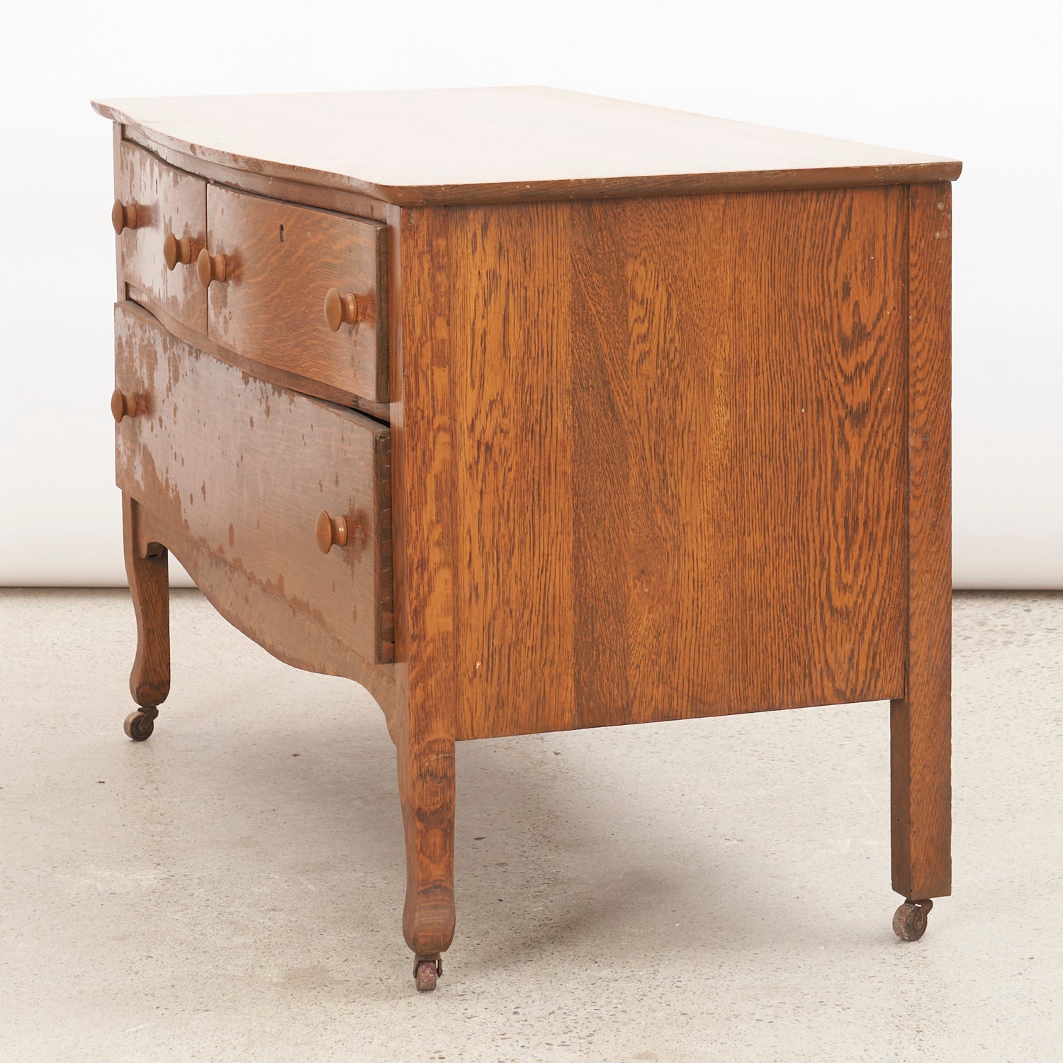 Vintage Oak 3 Drawer Dresser