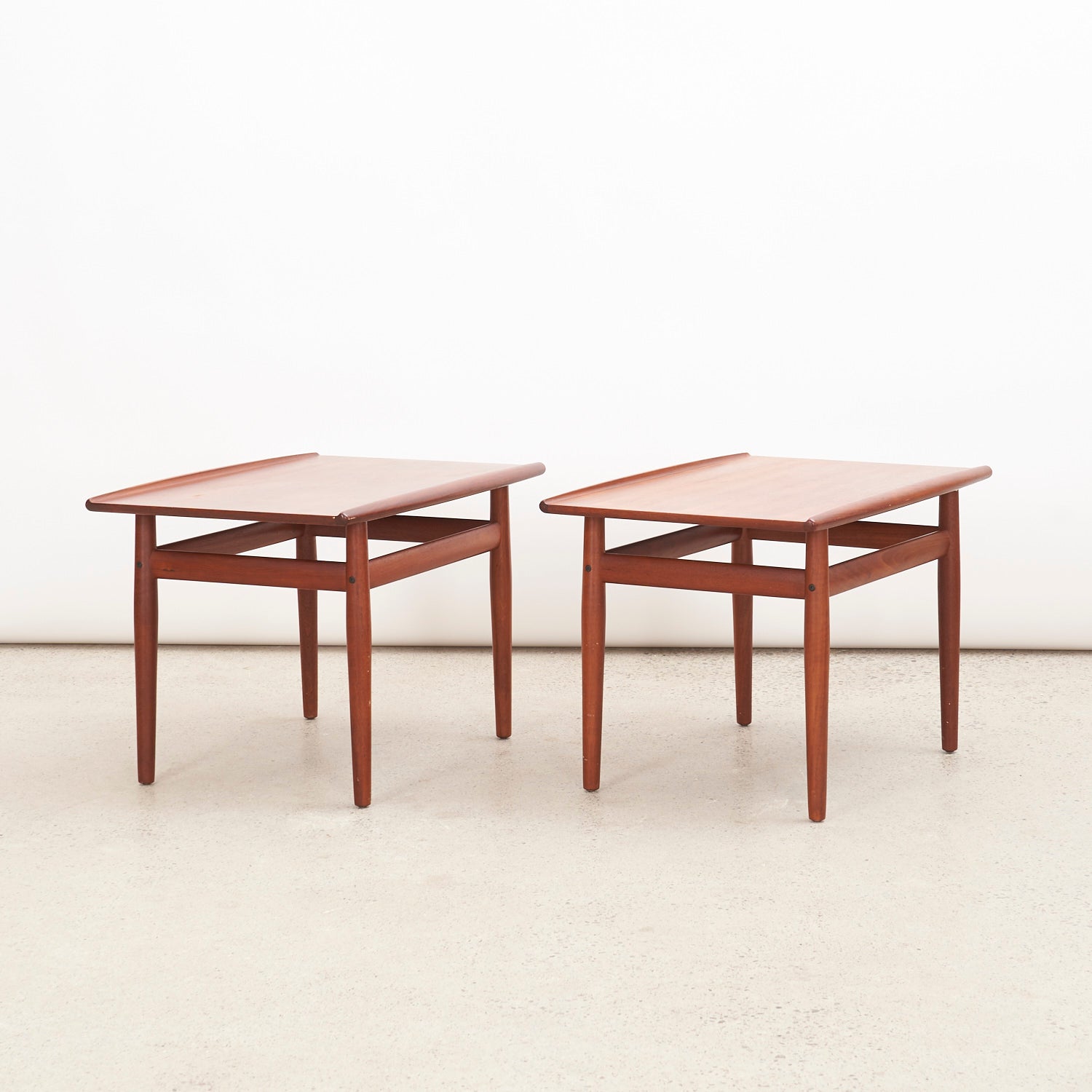 Pair of Teak Side Tables by Glostrup