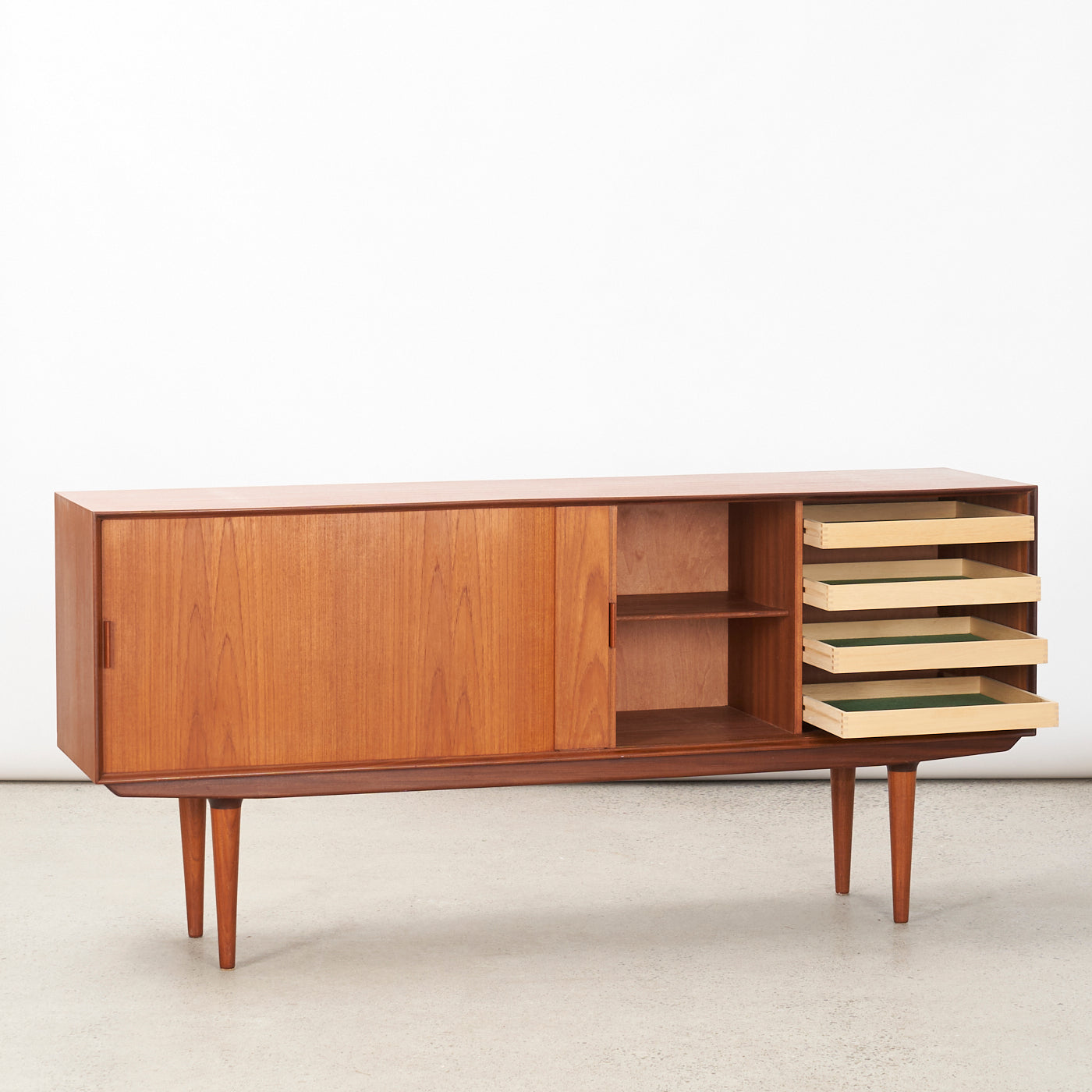 Teak Sideboard w/ Tambour Doors, Norway