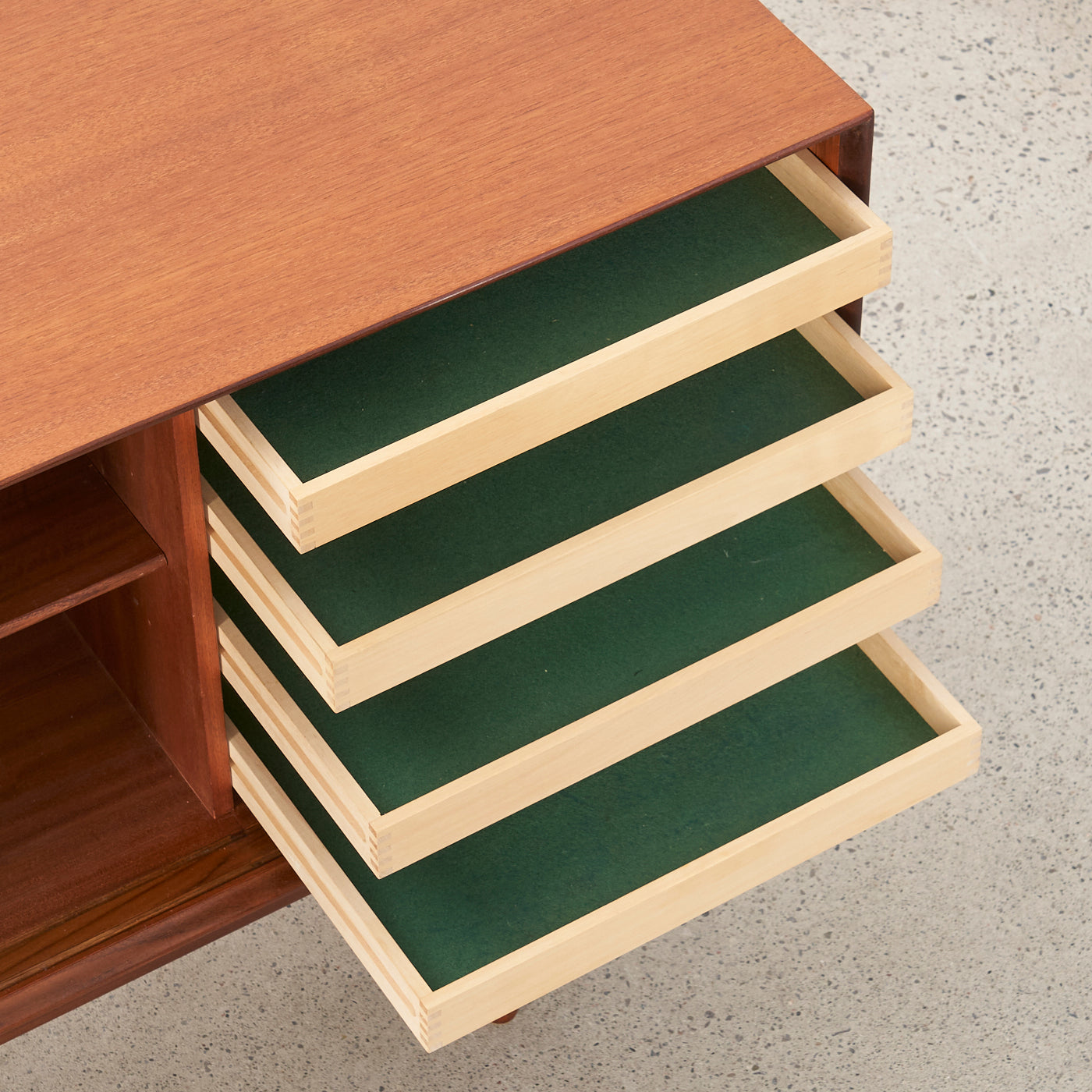 Teak Sideboard w/ Tambour Doors, Norway