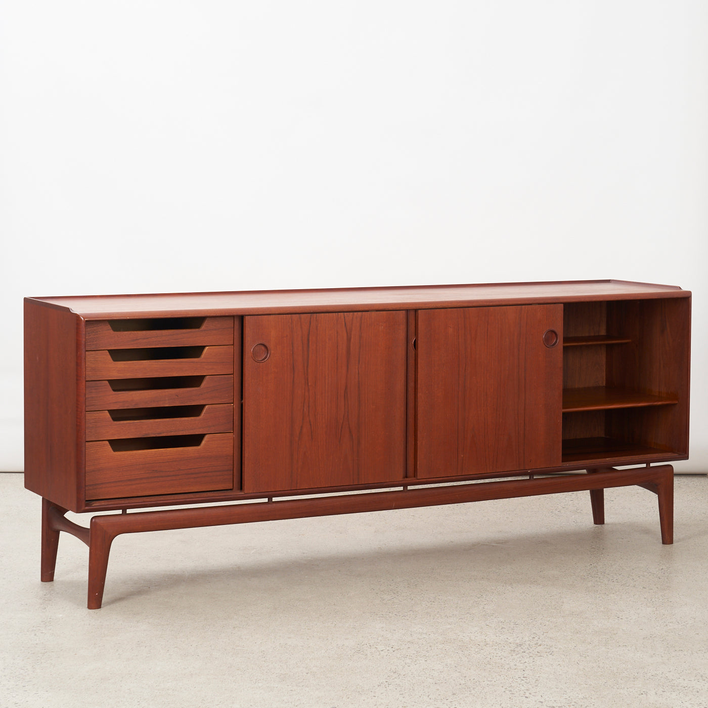 Teak Sideboard by Arne Hovmand Olsen for Mogens Kold, Denmark