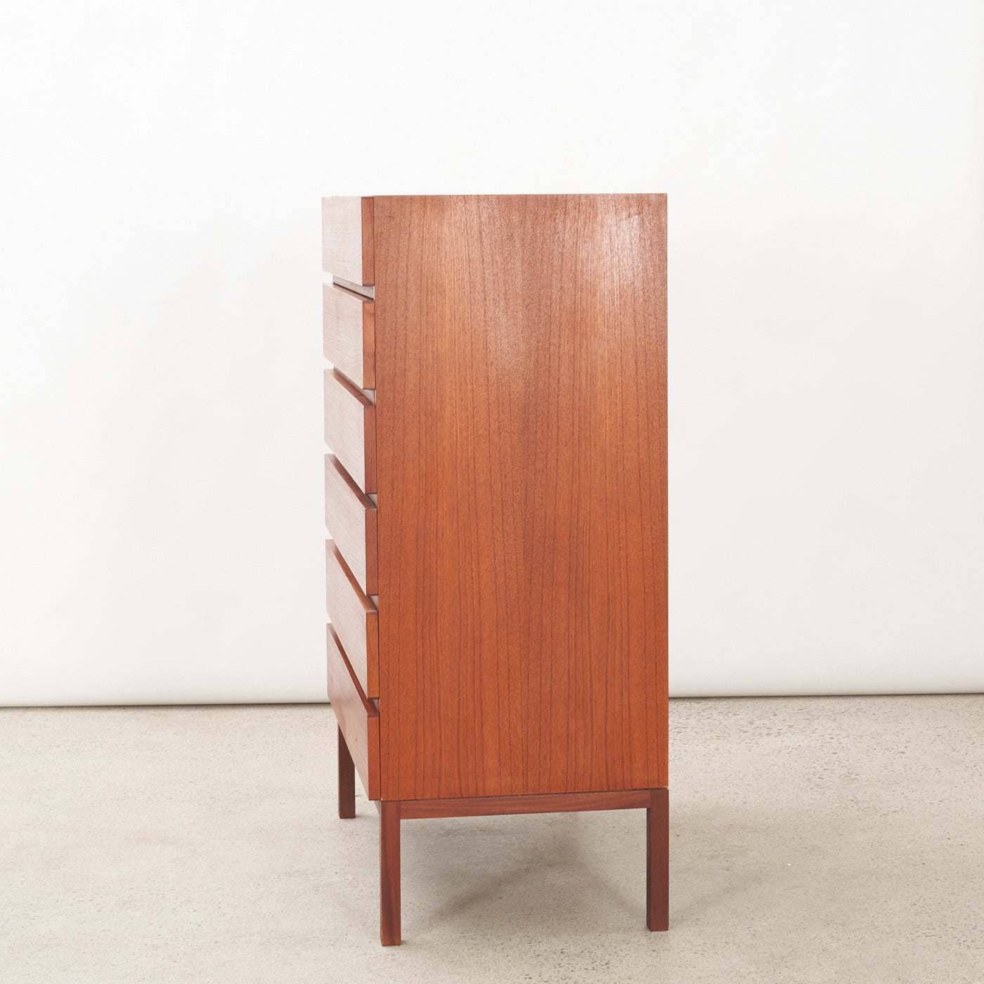 Teak 6 Drawer Dresser by REFF