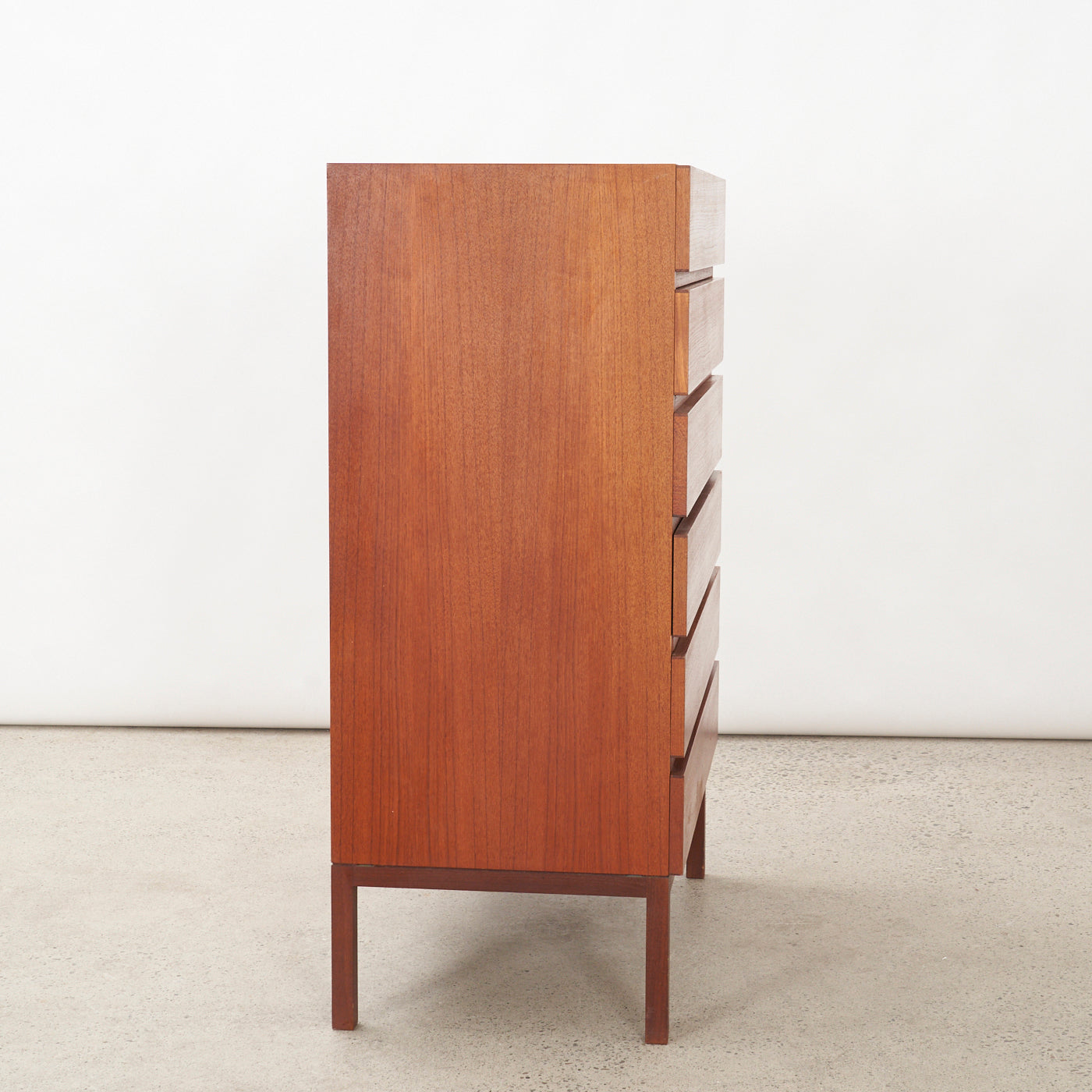 Teak 6 Drawer Dresser by REFF