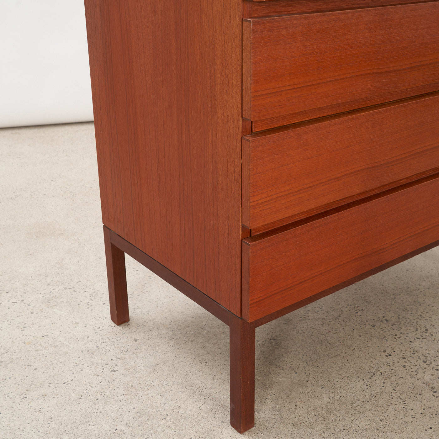 Teak 6 Drawer Dresser by REFF