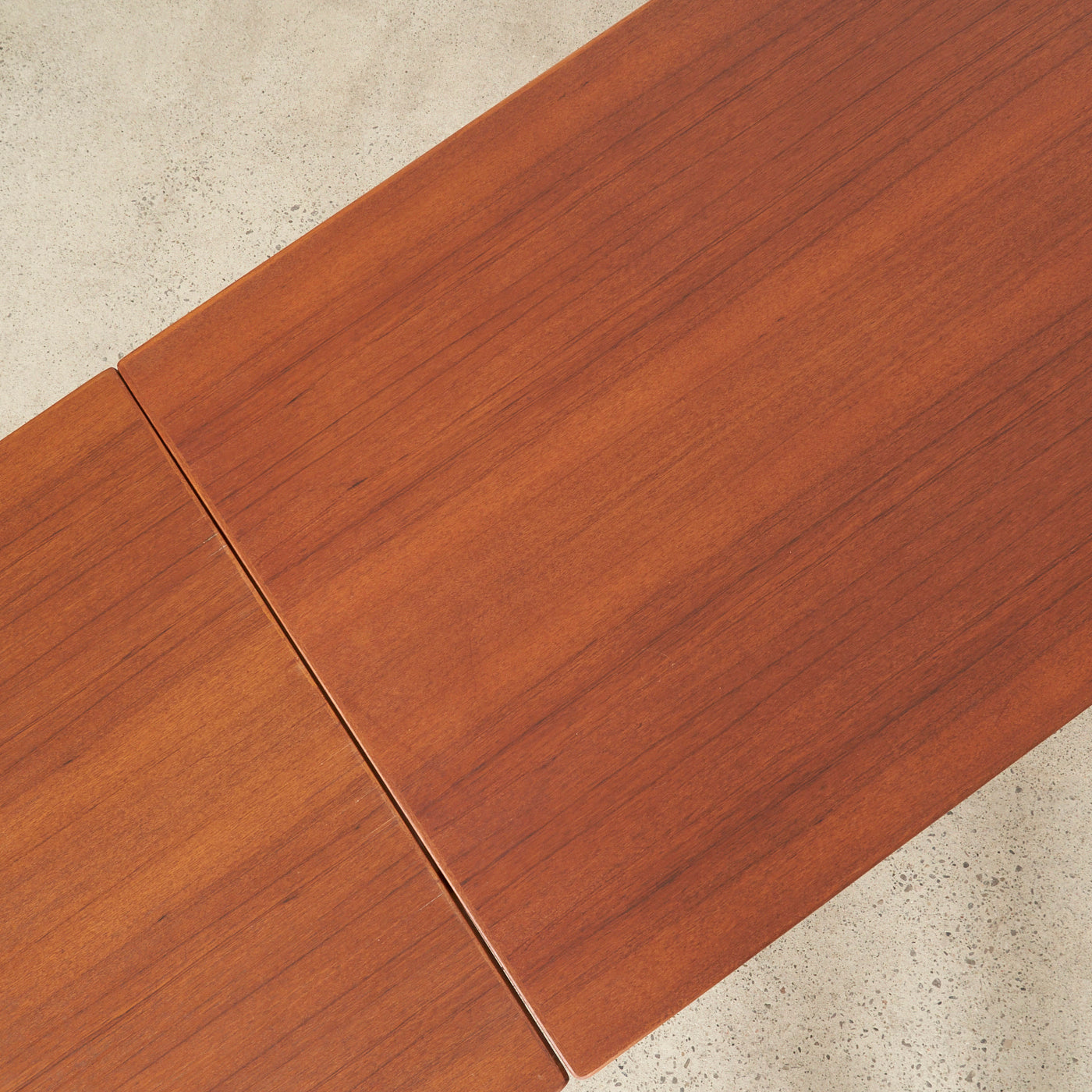 Teak Draw-Leaf Dining Table