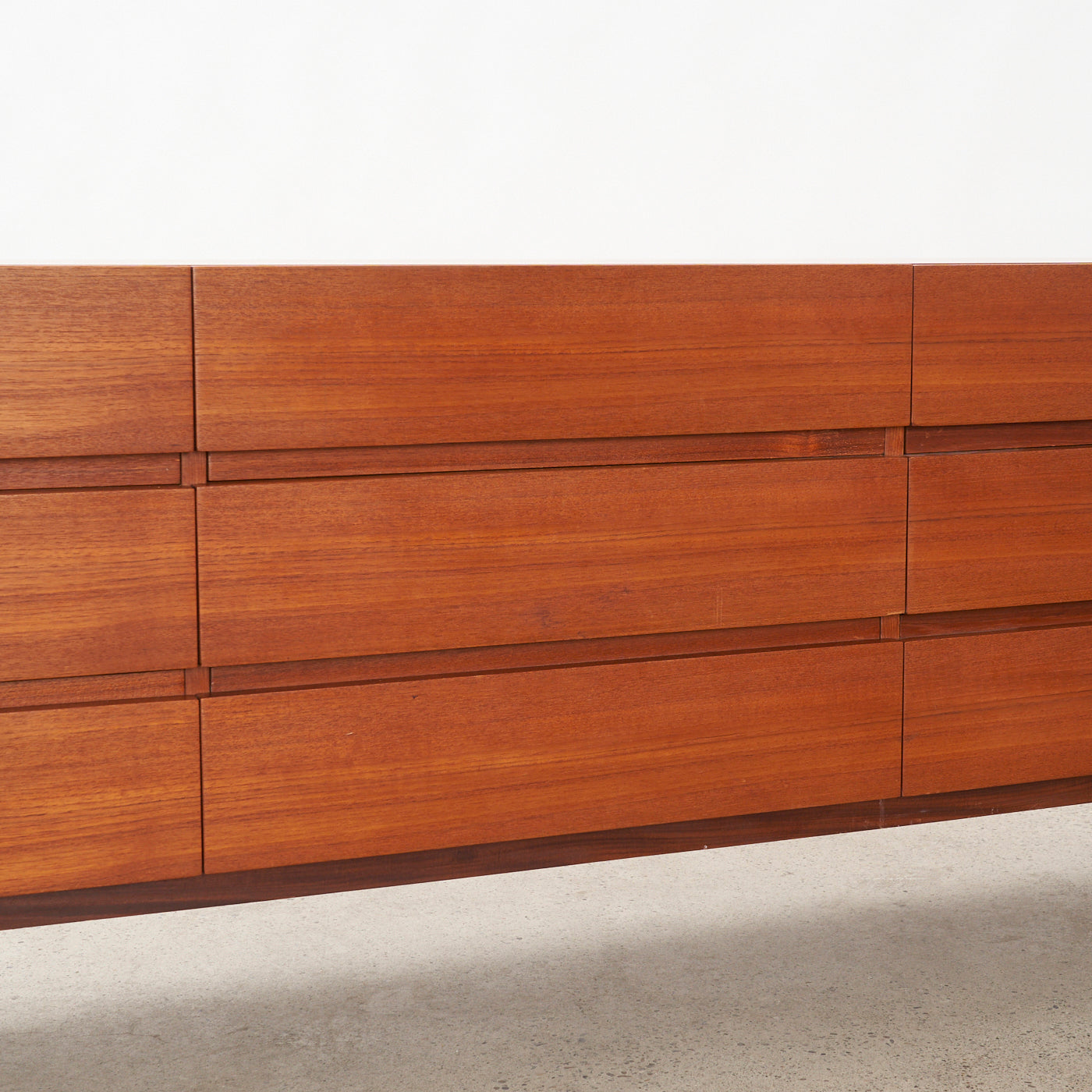 Teak 9 Drawer Dresser by REFF