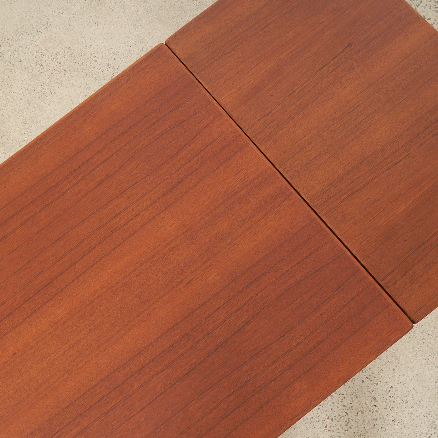 Teak Draw-Leaf Dining Table