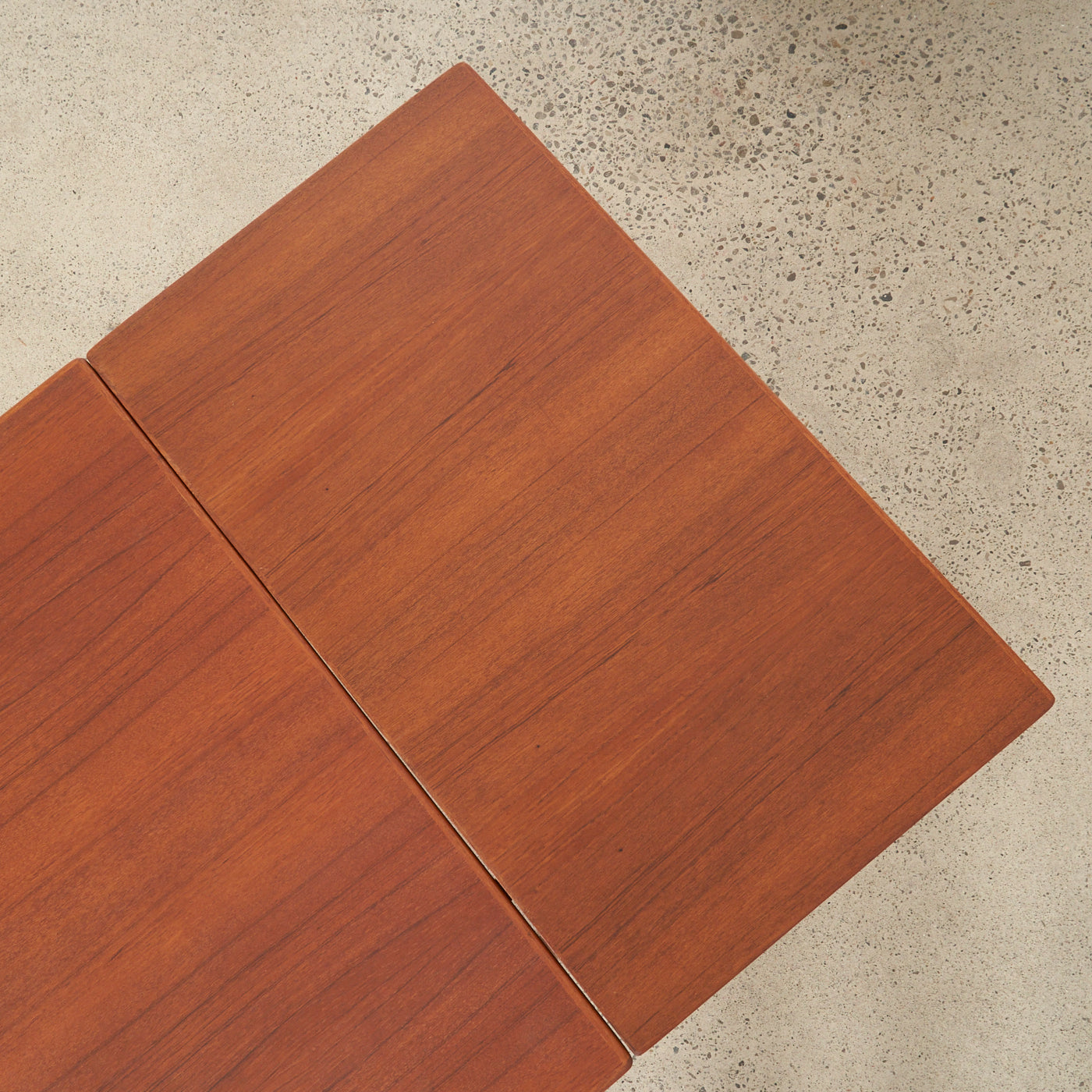 Teak Draw-Leaf Dining Table