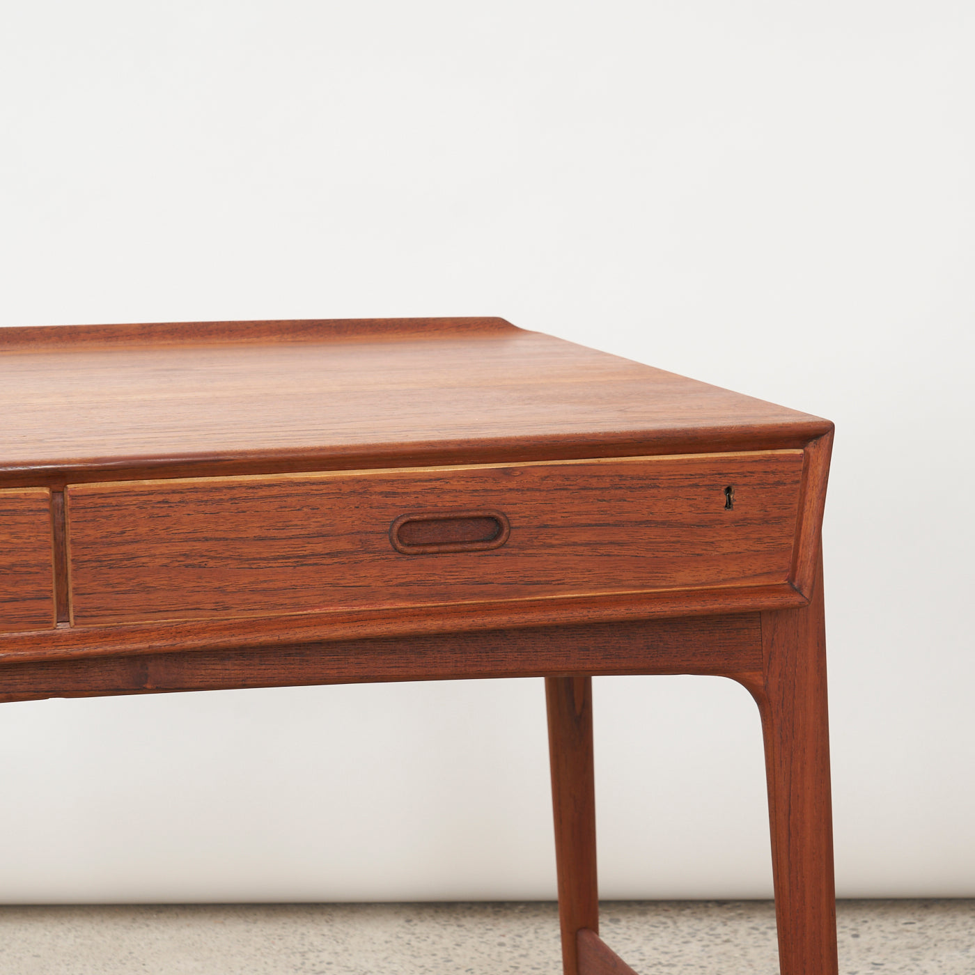 Teak Desk by Svend Åage Madsen for Sigurd Hansen, Denmark