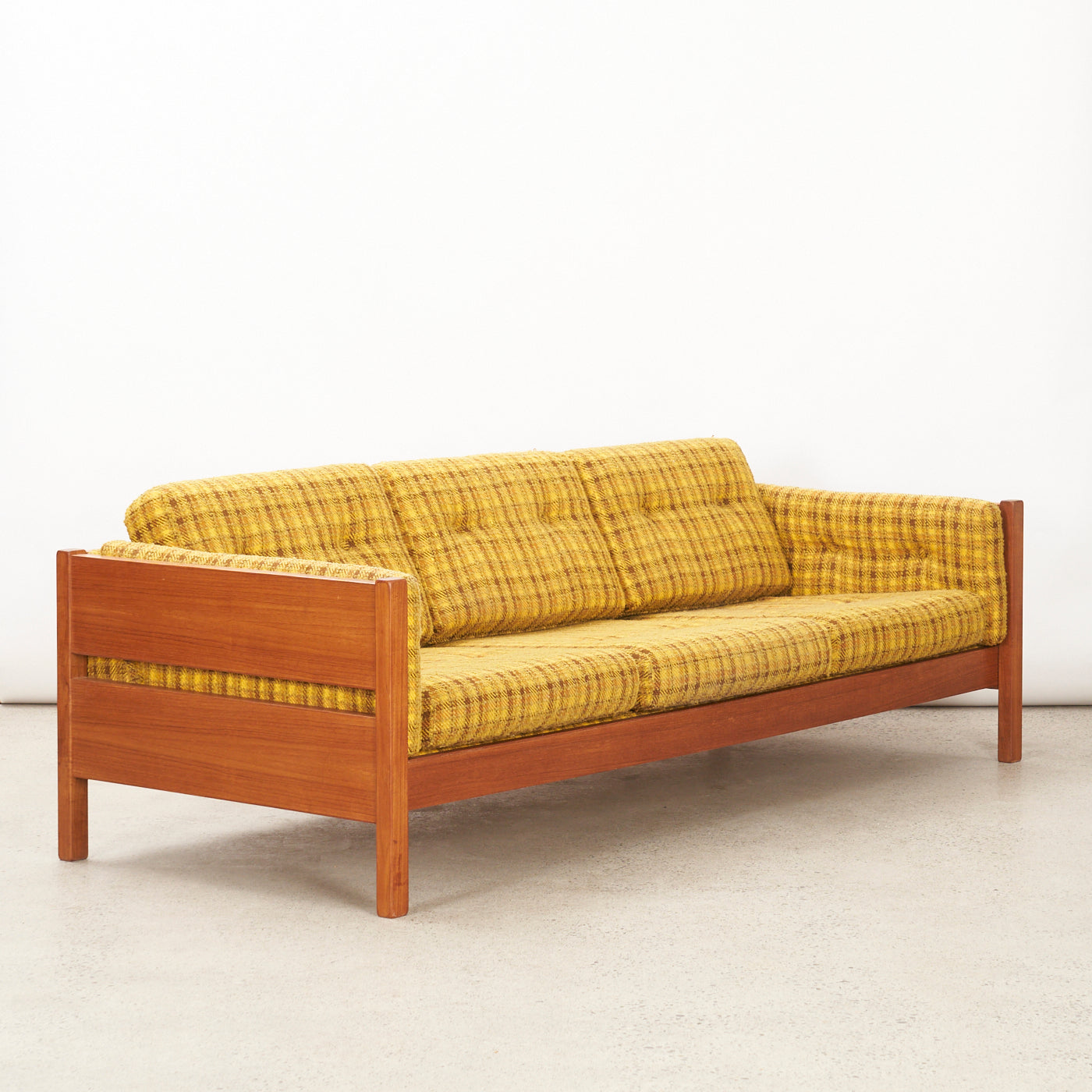 Teak 3-Seater Sofa