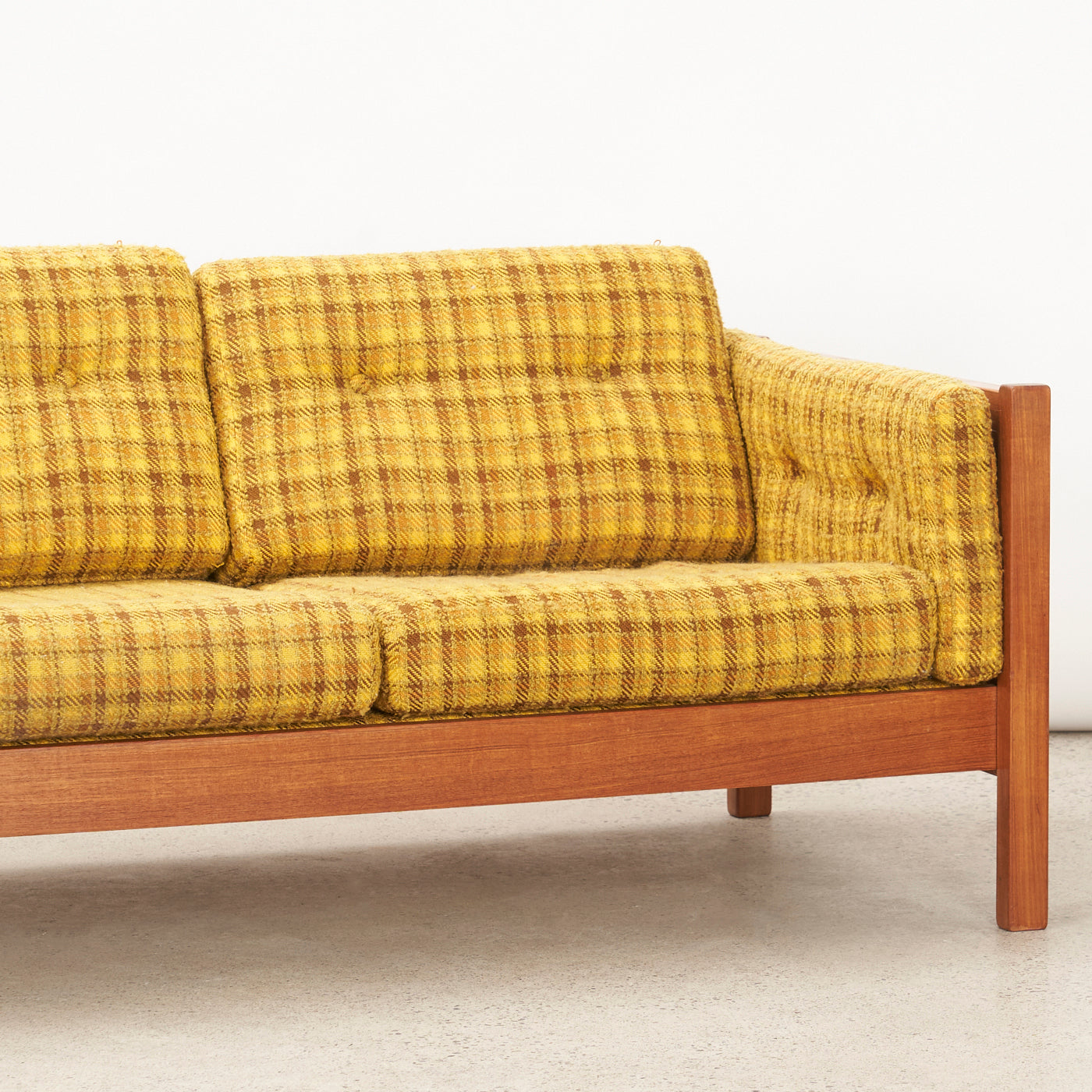 Teak 3-Seater Sofa
