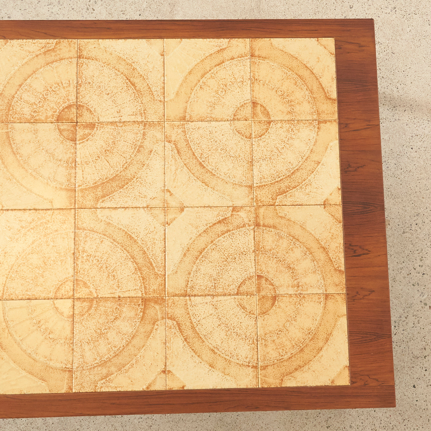 Rosewood Tile Top Coffee Table