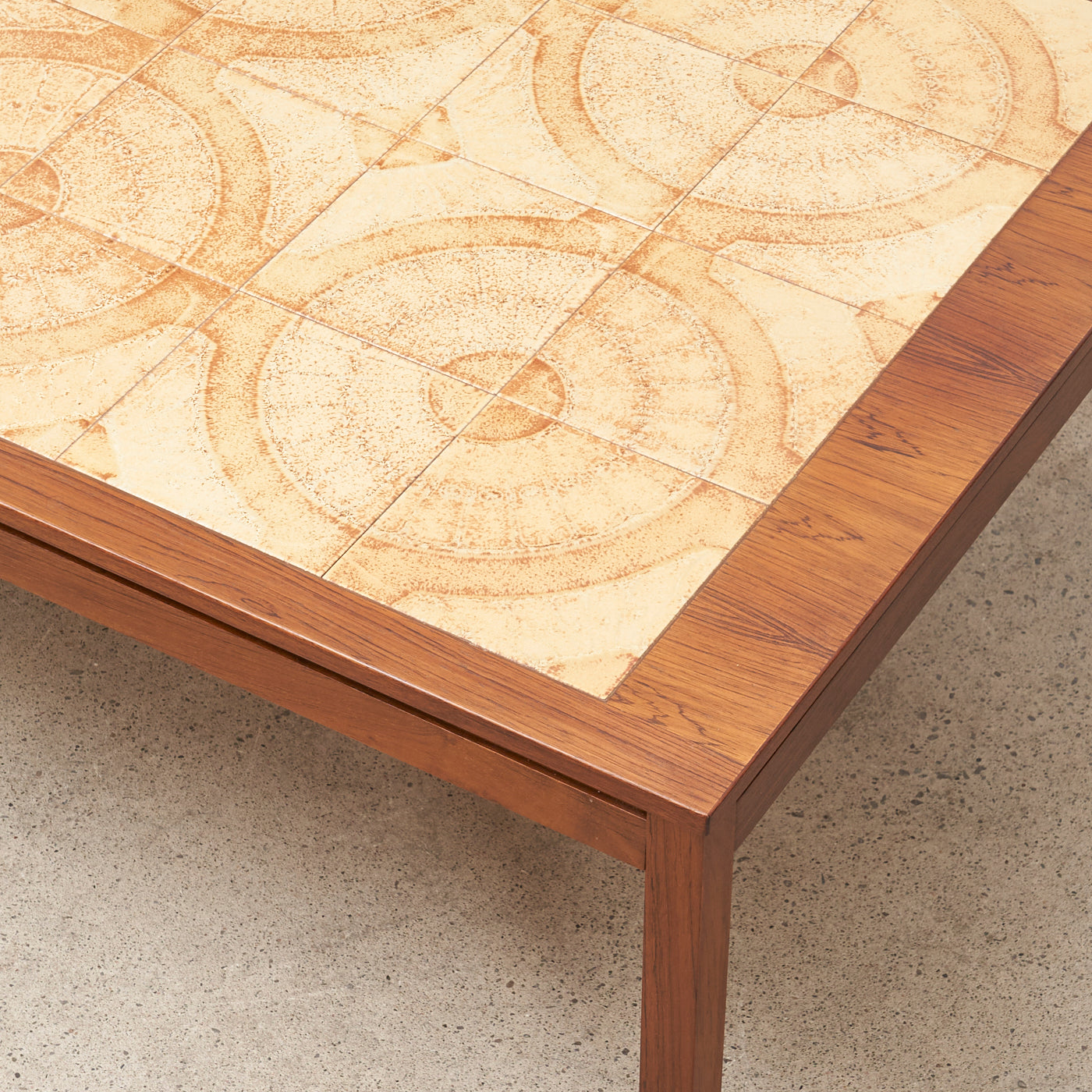 Rosewood Tile Top Coffee Table