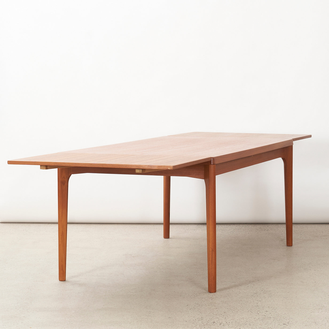 Large Teak Draw-Leaf Dining Table by Vejle Stole Møbelfabrik, Denmark